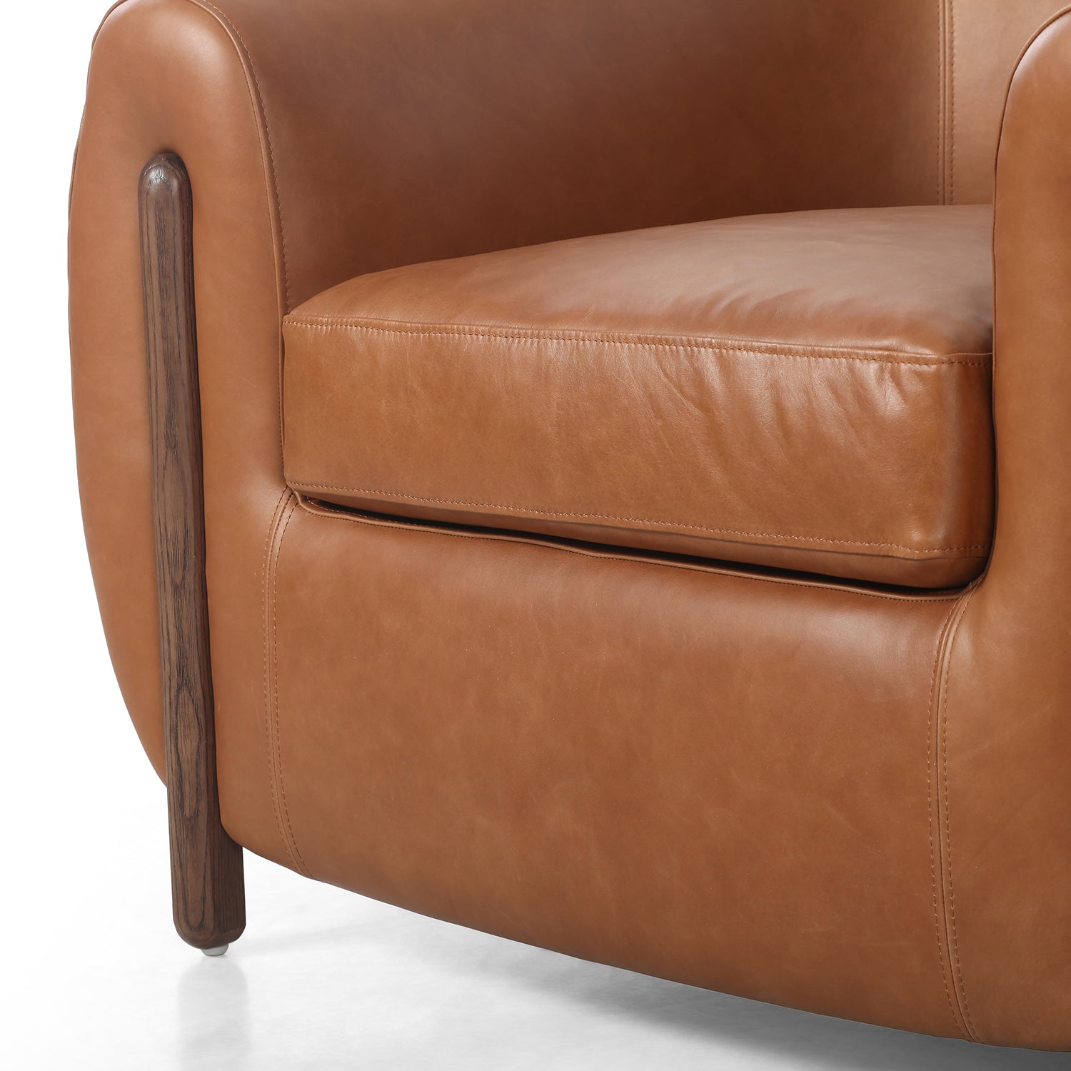 Four Hands Leather Lyla Chair