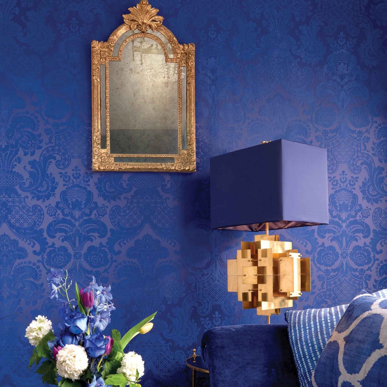 Cole & Son Mariinsky Damask Petrouchka Wallpaper