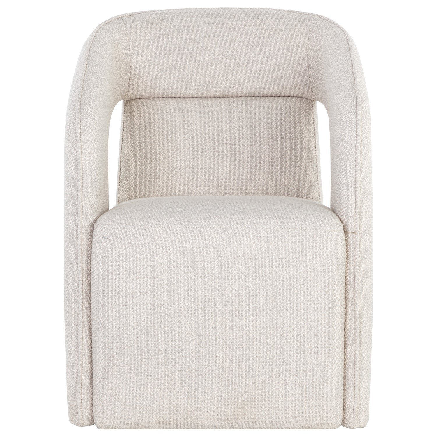 Sunpan Kendrick Wheeled Dining Armchair Set of 2