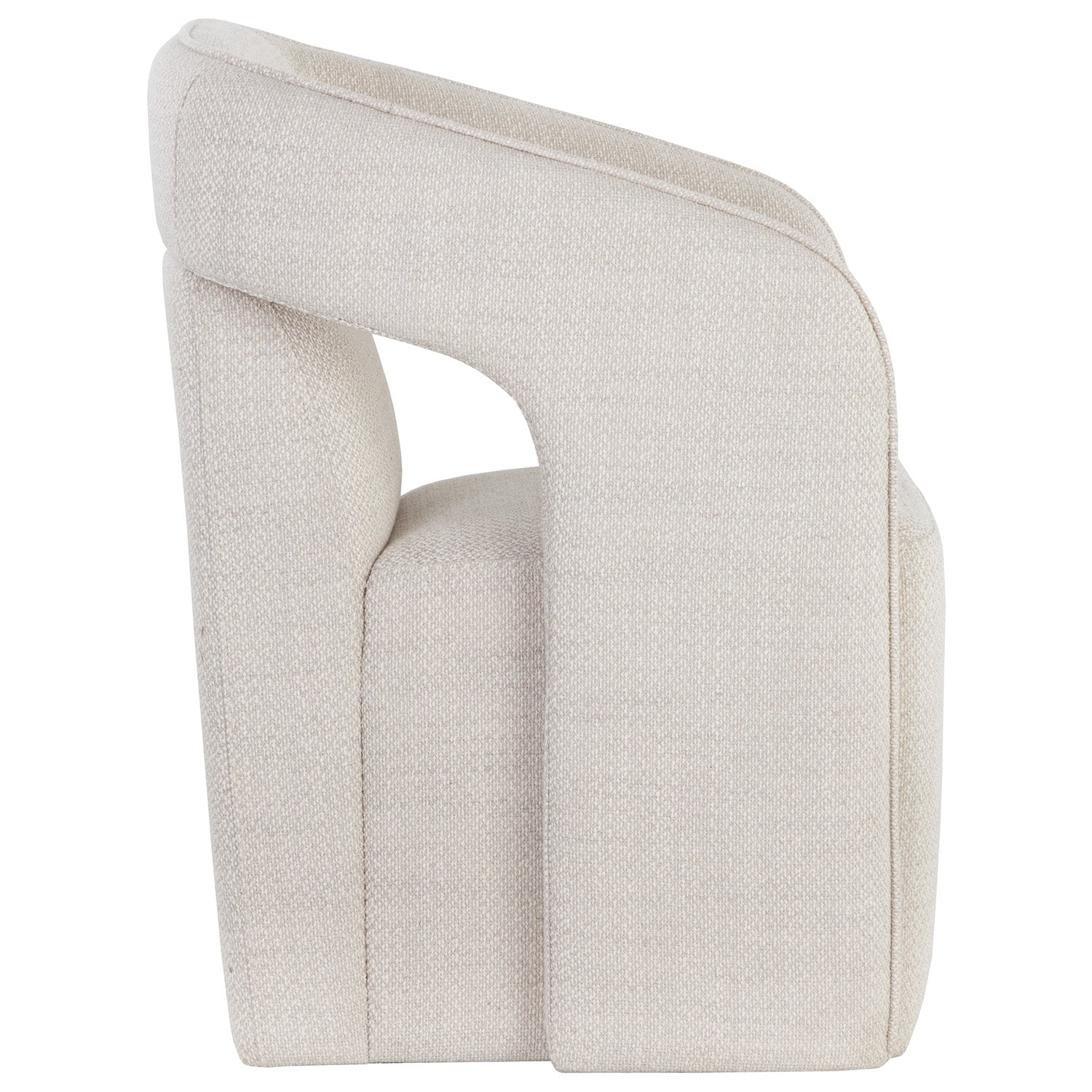 Sunpan Kendrick Wheeled Dining Armchair Set of 2