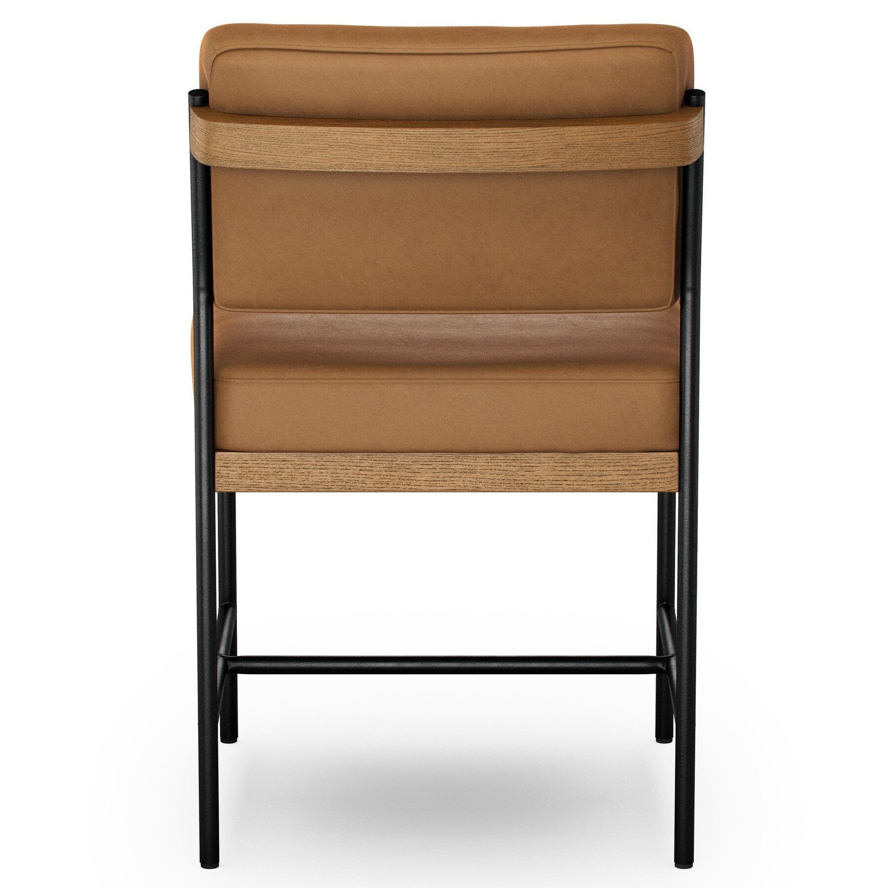Four Hands Benton Maestro Camel Dining Chair back view