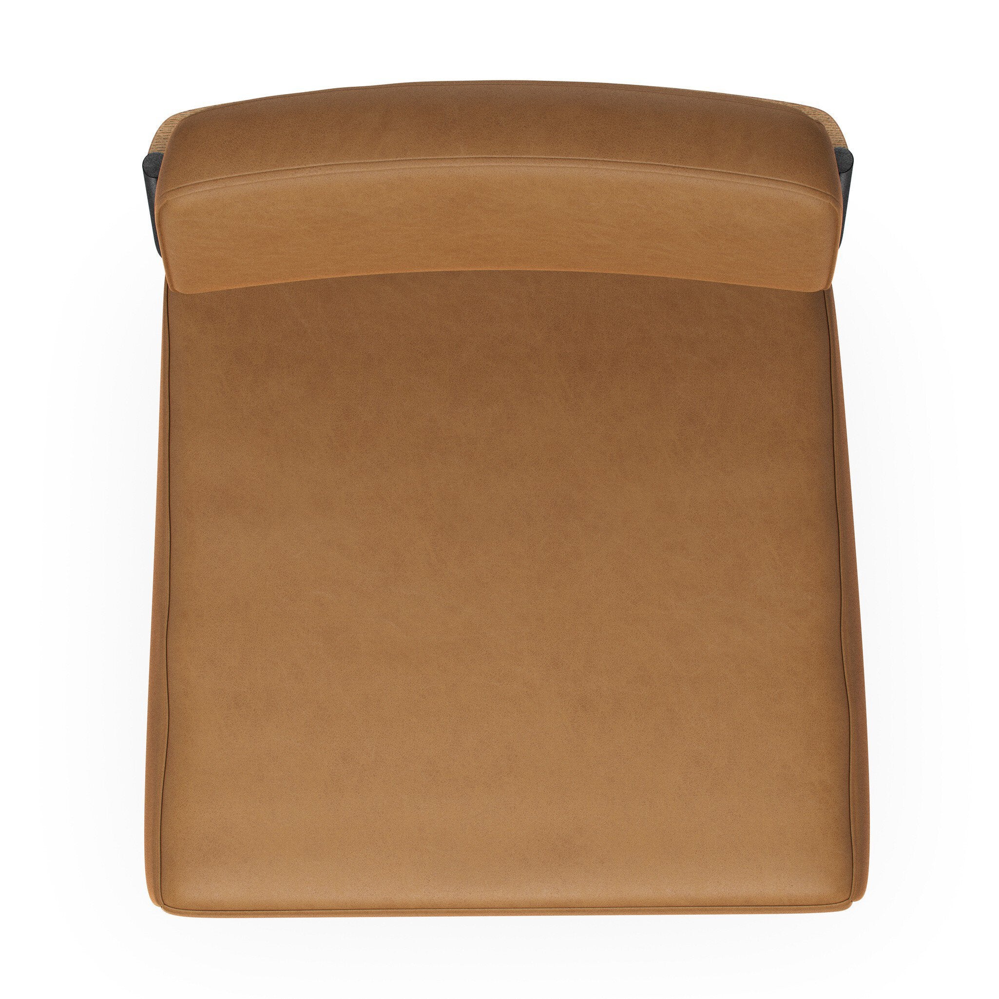 Four Hands Benton Maestro Camel Dining Chair top-down view