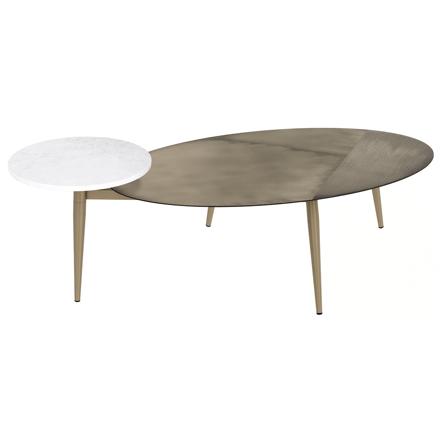 Sunpan Tuner Oval Coffee Table