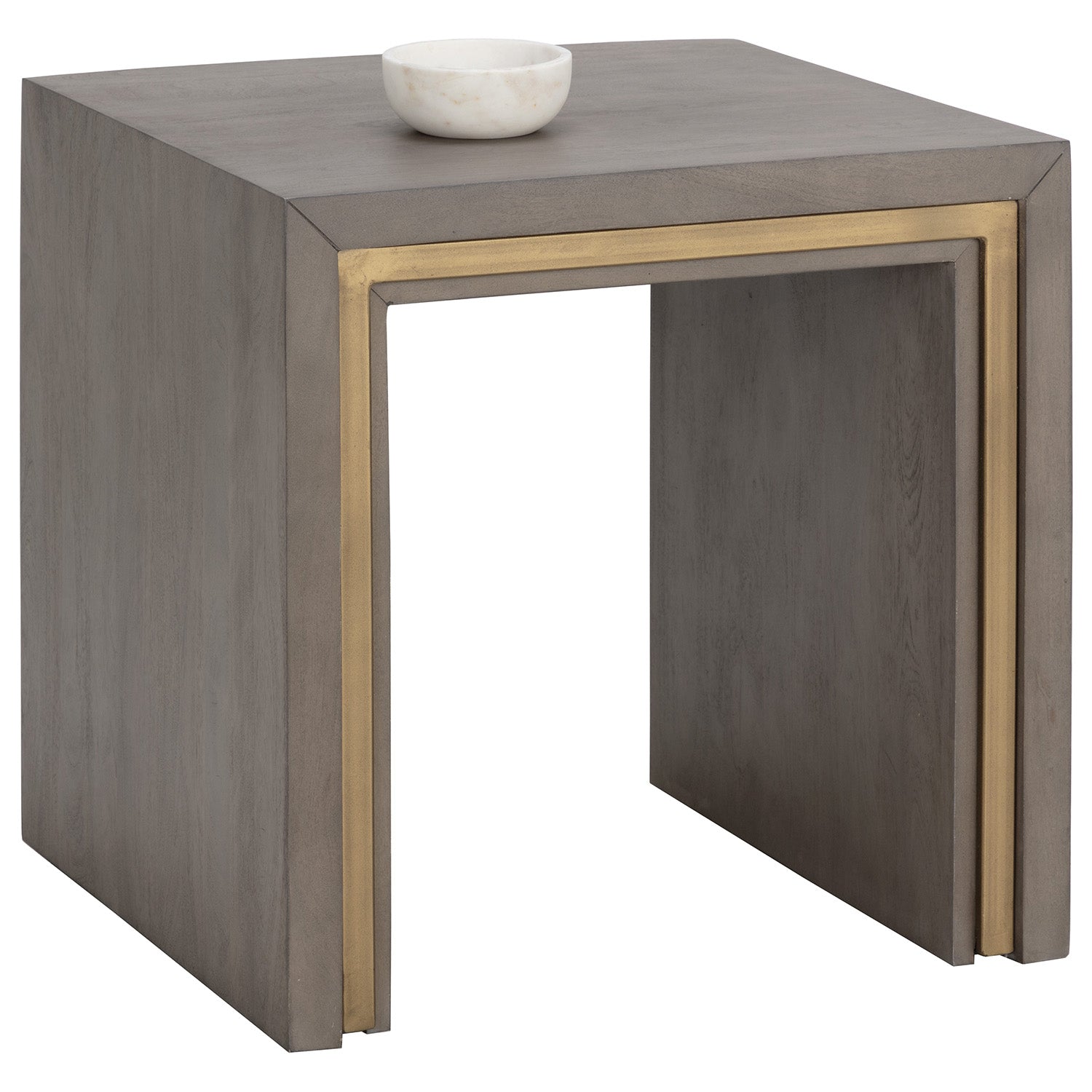 Sunpan Hilbert End Table Set of 2