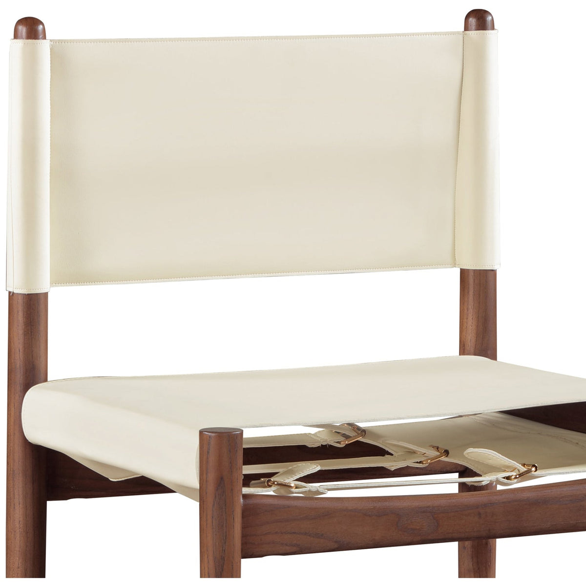 Rawlins Cream Vegan Leather Upholstered Counter Stool Set of 2