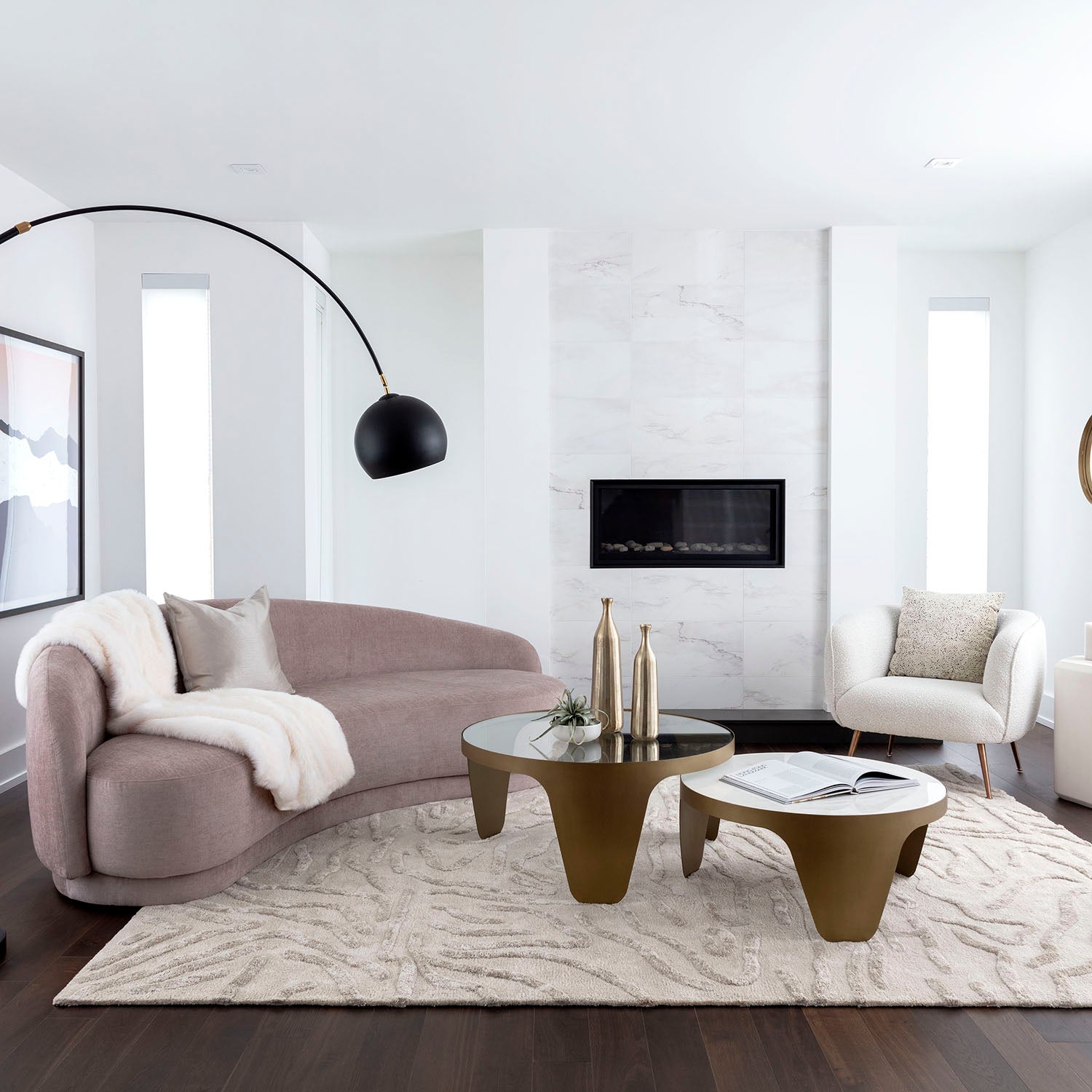 Sunpan Mysaria Nesting Coffee Table Set Of 2