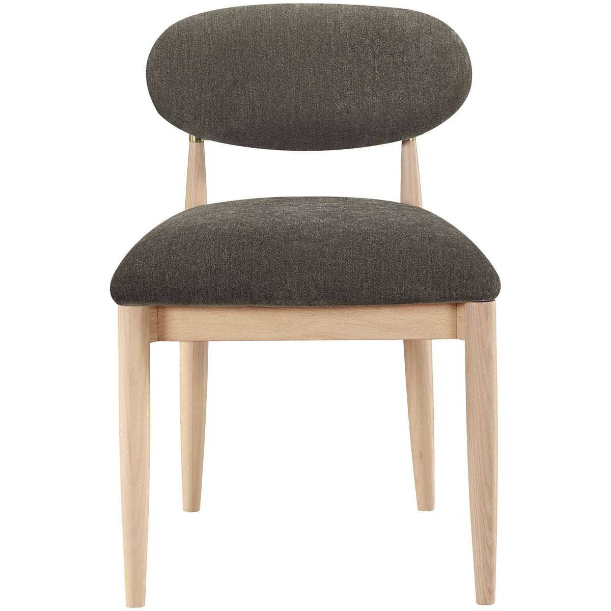 Riccio Brown Performance Fabric Upholstered Dining Side Chair Set of 2