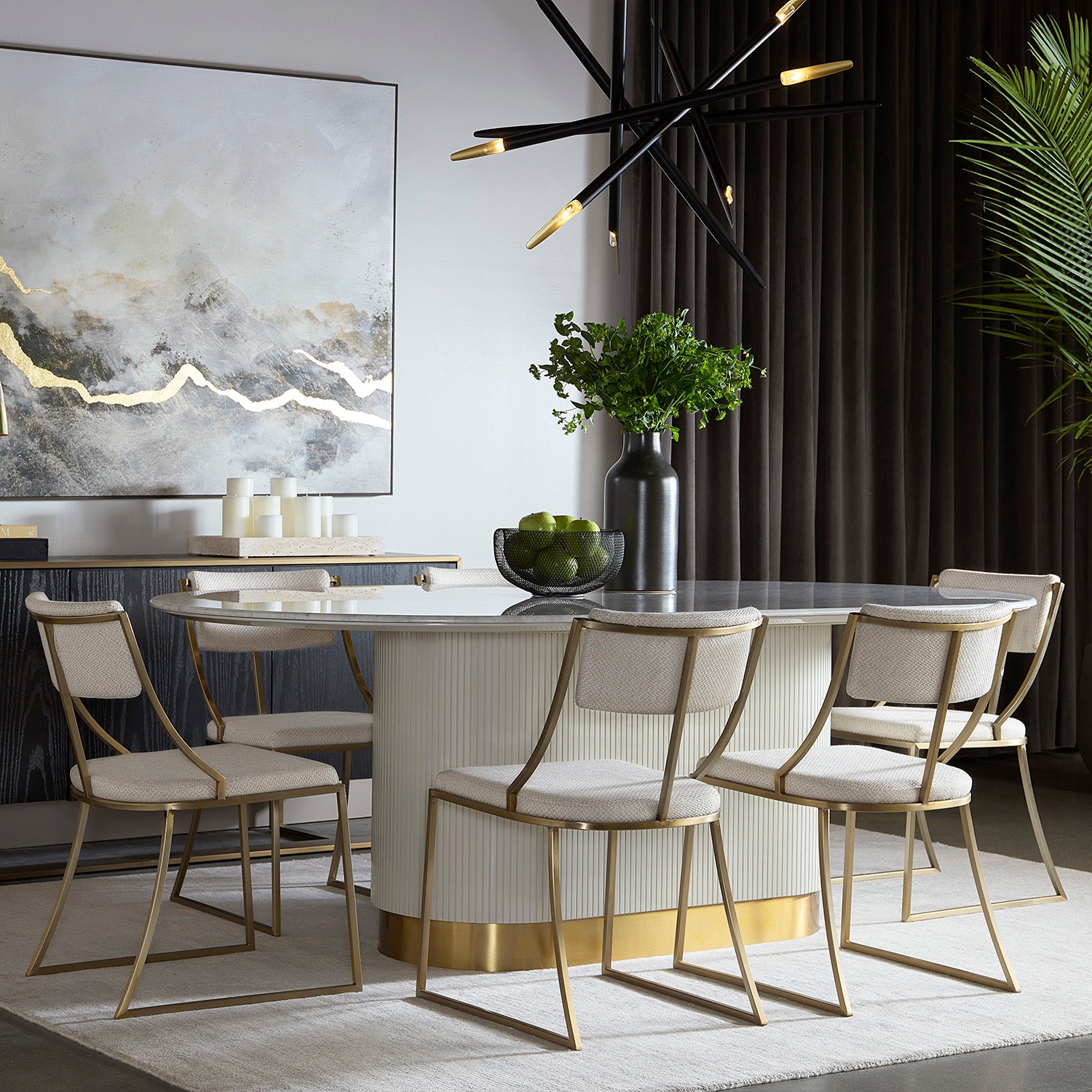 Sunpan Paloma Oval Dining Table