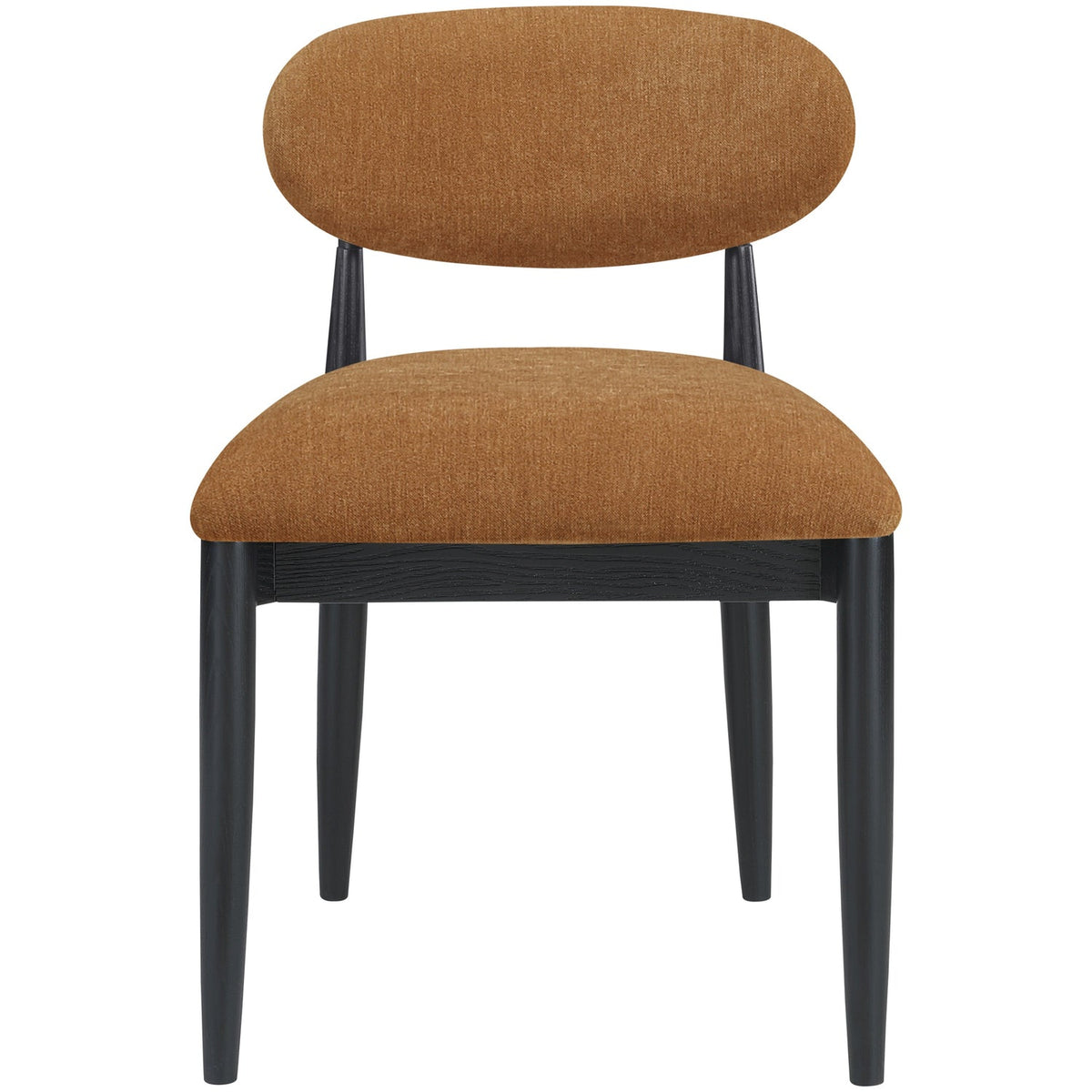 Riccio Cognac Performance Fabric Upholstered Dining Side Chair Set of 2