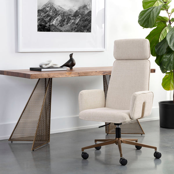 Sunpan Kalev Office Chair – Paynes Gray