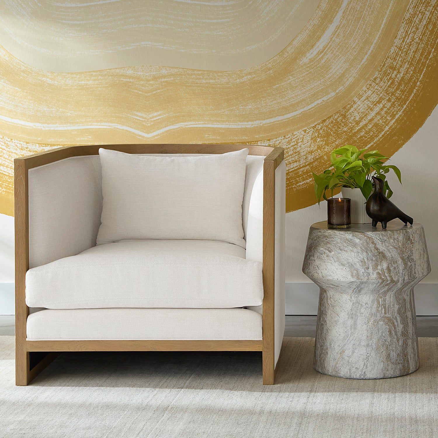 Sunpan Brie Indoor/Outdoor End Table Set of 2