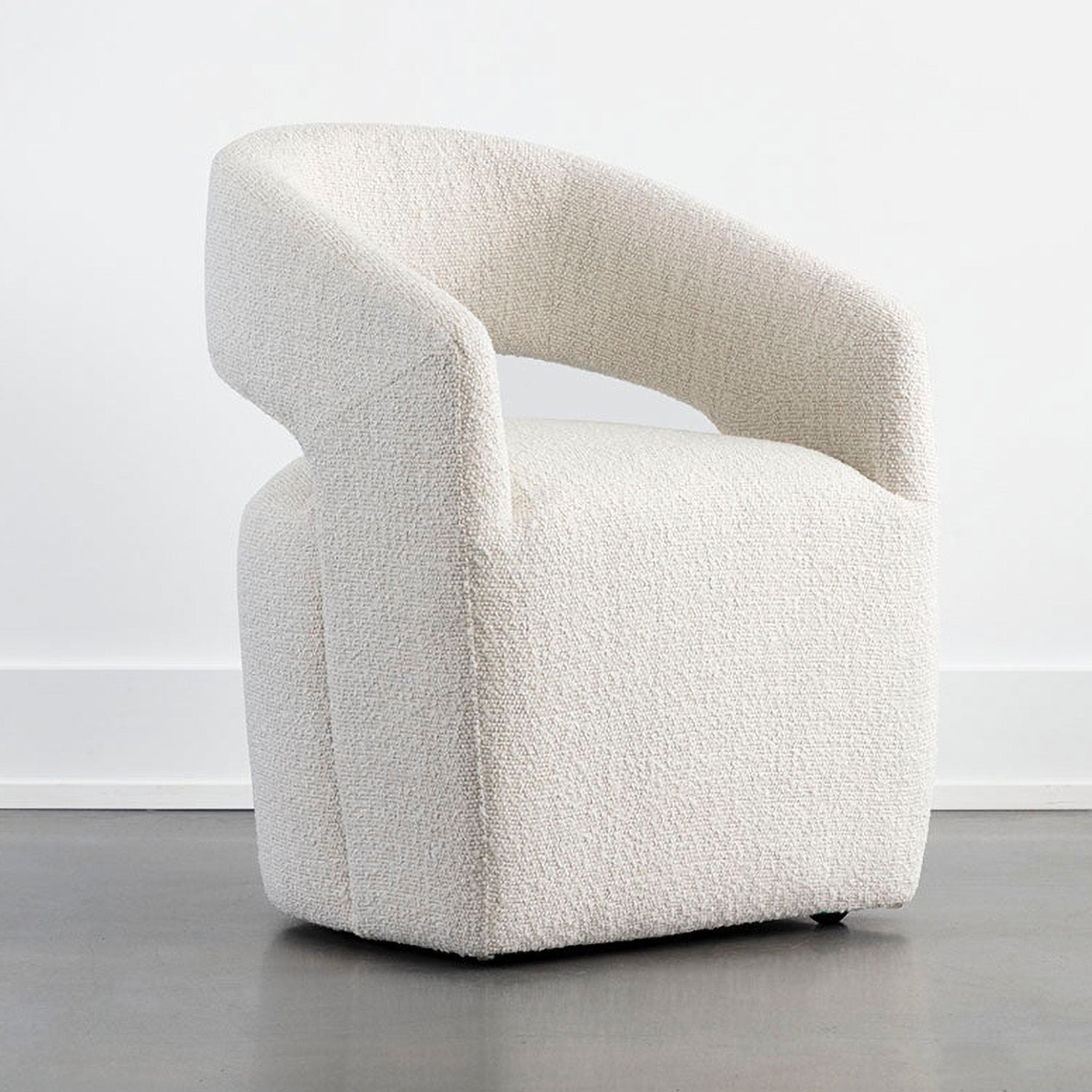 Sunpan Lloret Wheeled Dining Armchair Set of 2