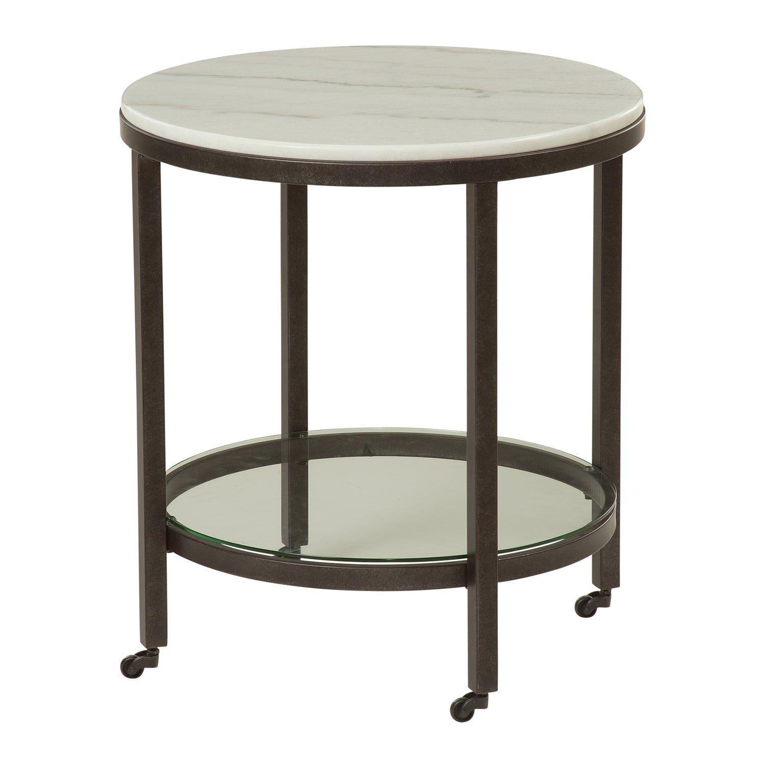 Bassett Mirror Whitman Round End Table