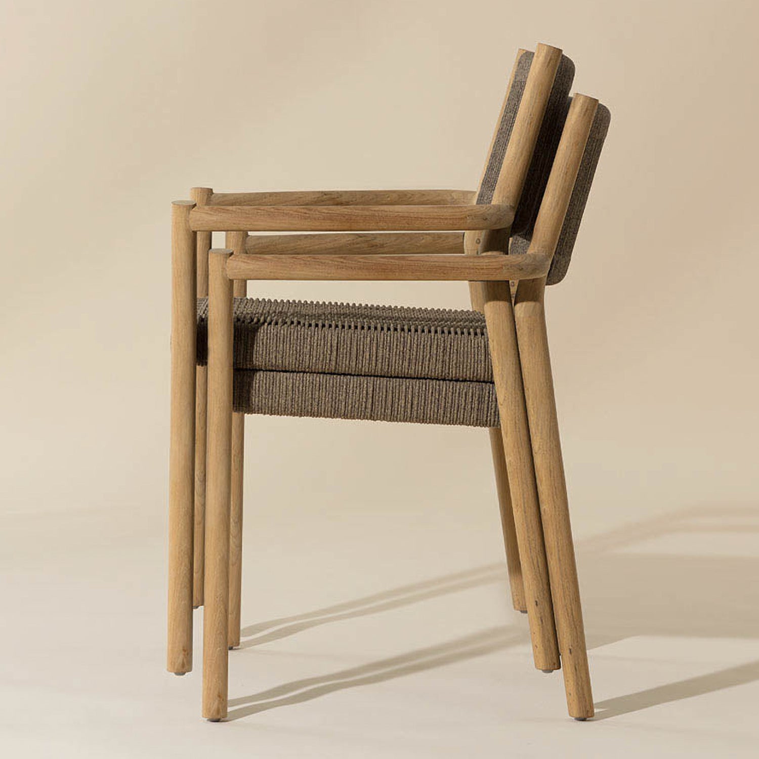 Sunpan Kavala Stackable Outdoor Dining Armchair Set of 2