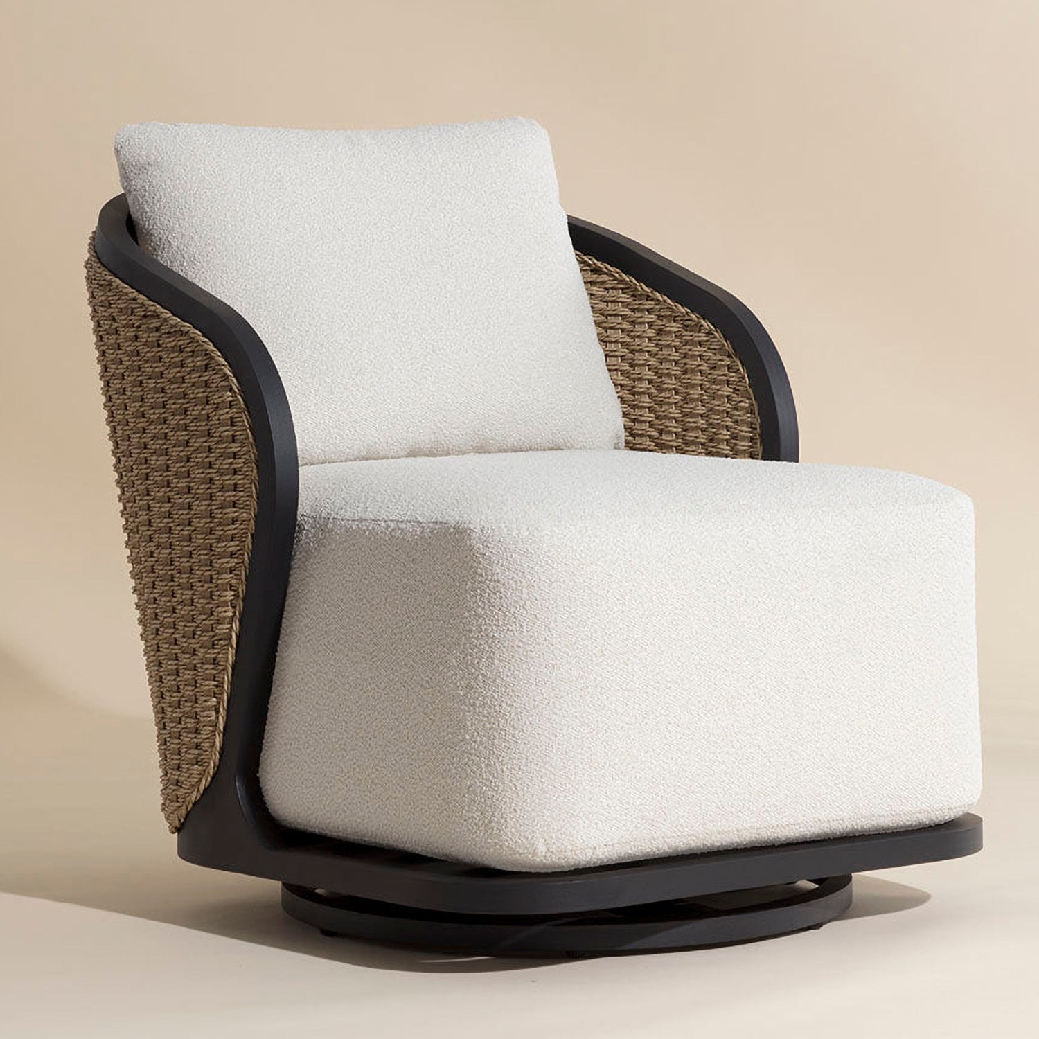 Sunpan Bora Outdoor Swivel Lounge Chair