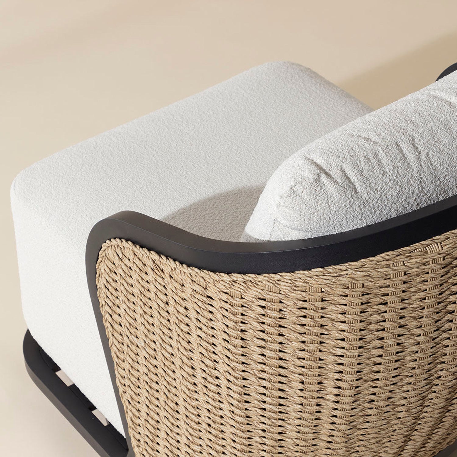 Sunpan Bora Outdoor Swivel Lounge Chair