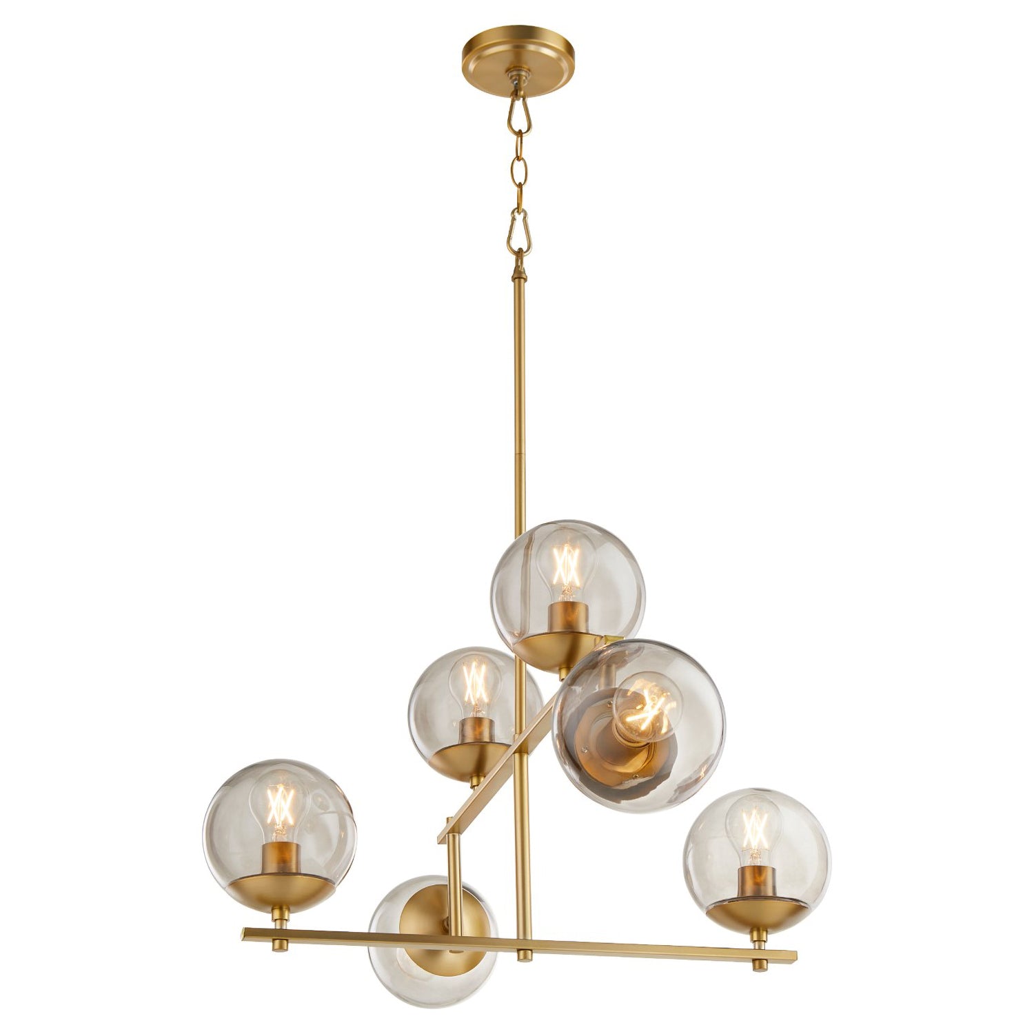 Cyan Design Edmonds Brass Chandelier