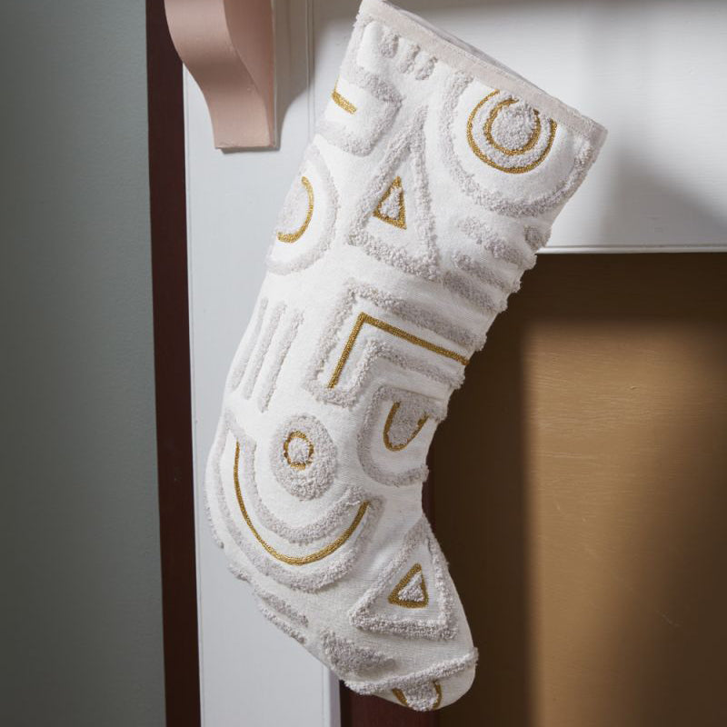 Polygon Christmas Stocking