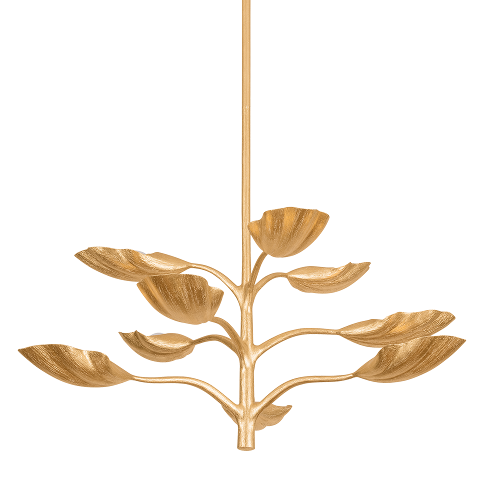 Corbett Lighting Ankara Small Chandelier in Gilded Ivory, primary product view