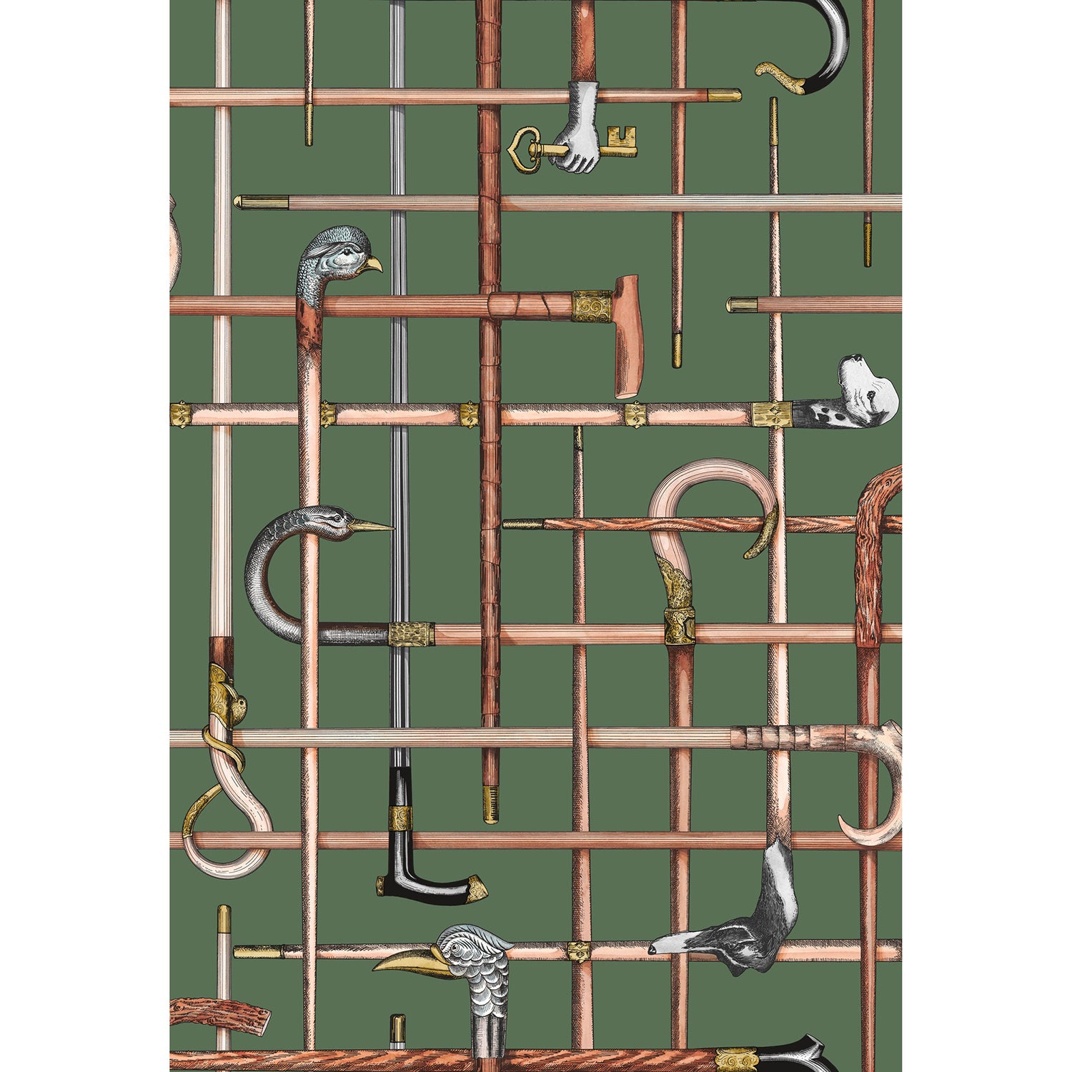 Cole & Son Fornasetti Senza Tempo Bastoni Wallpaper