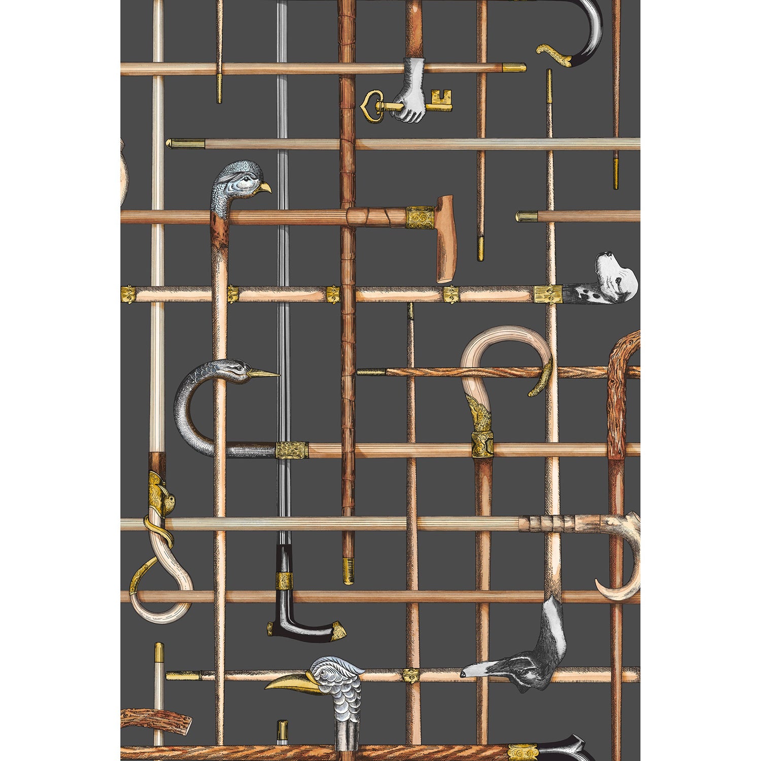 Cole & Son Fornasetti Senza Tempo Bastoni Wallpaper