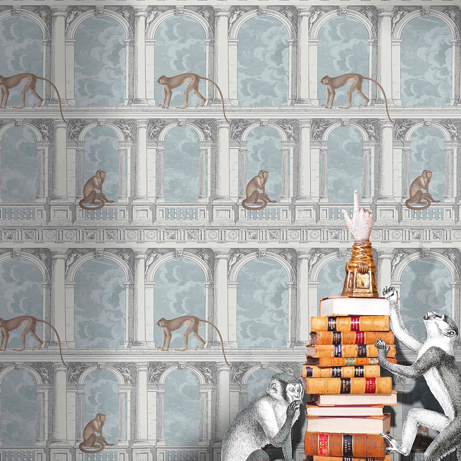 Cole & Son Fornasetti Procuratie Con Vista Wallpaper