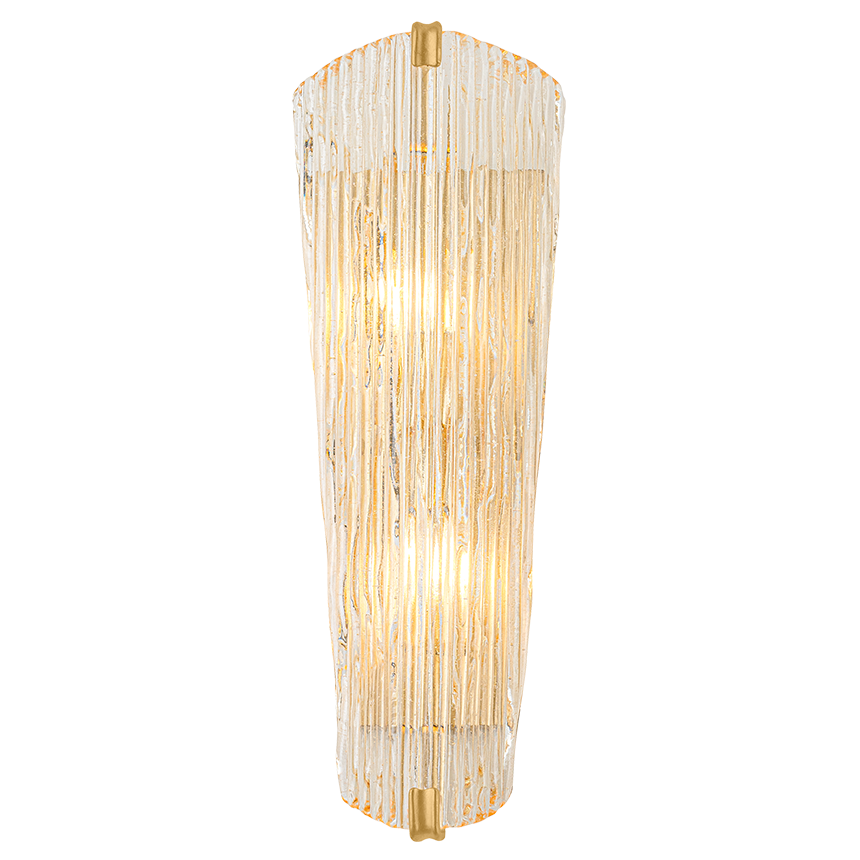 Corbett Lighting Valentin Wall Sconce in Vintage Gold Leaf, primary product view