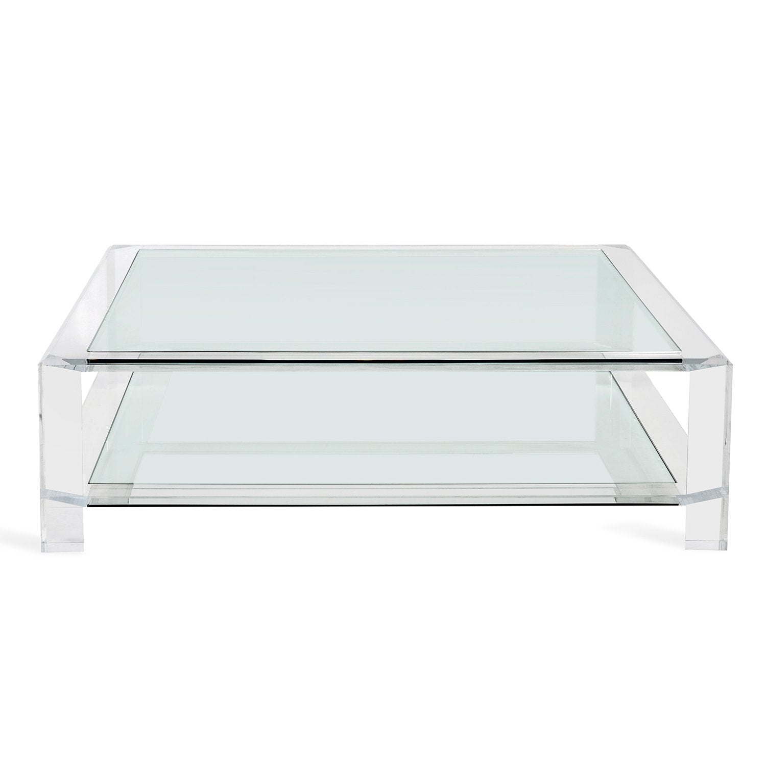 Interlude Home Surrey Large Square Cocktail Table