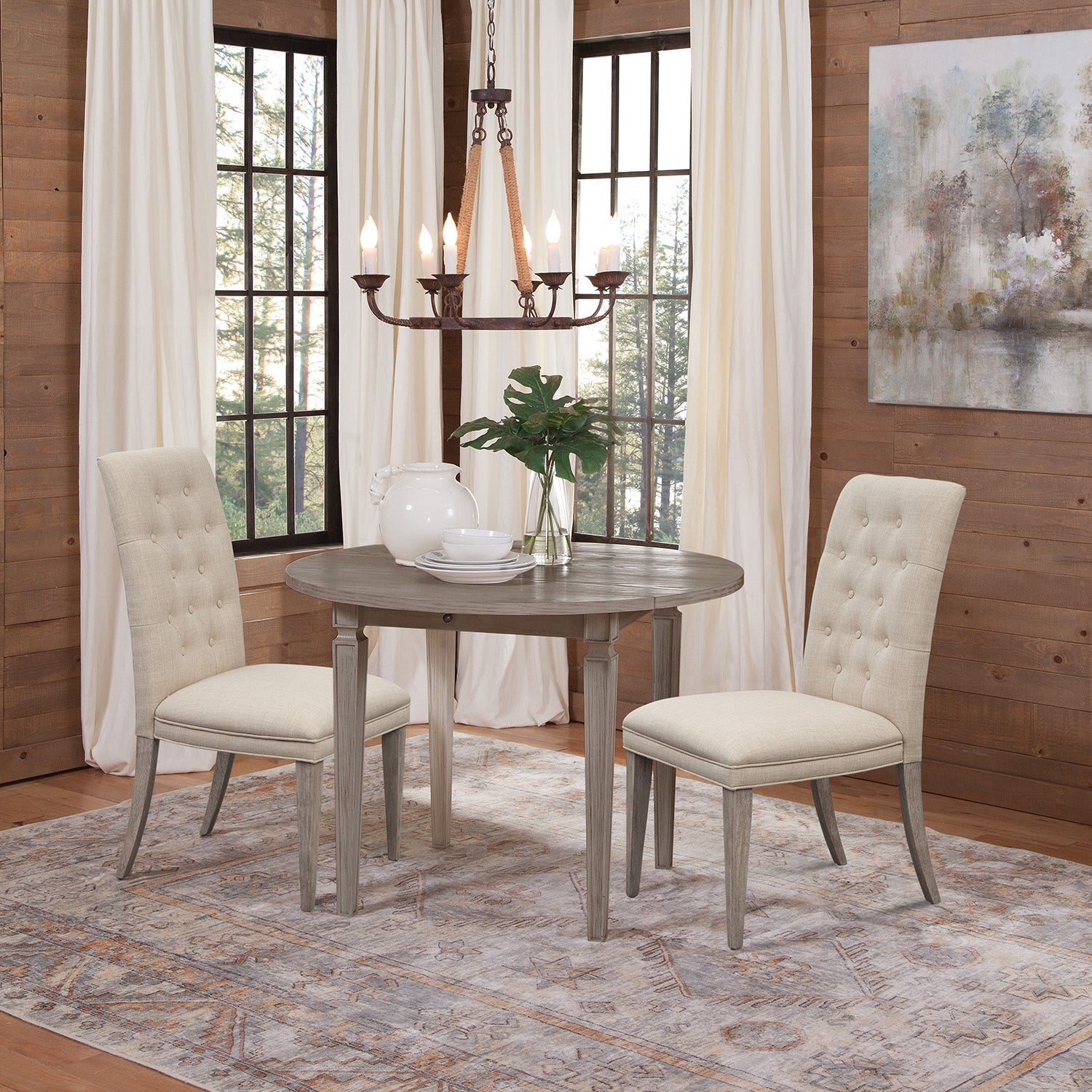 Bassett Mirror Bellamy Parsons Dining Chair Set of 2
