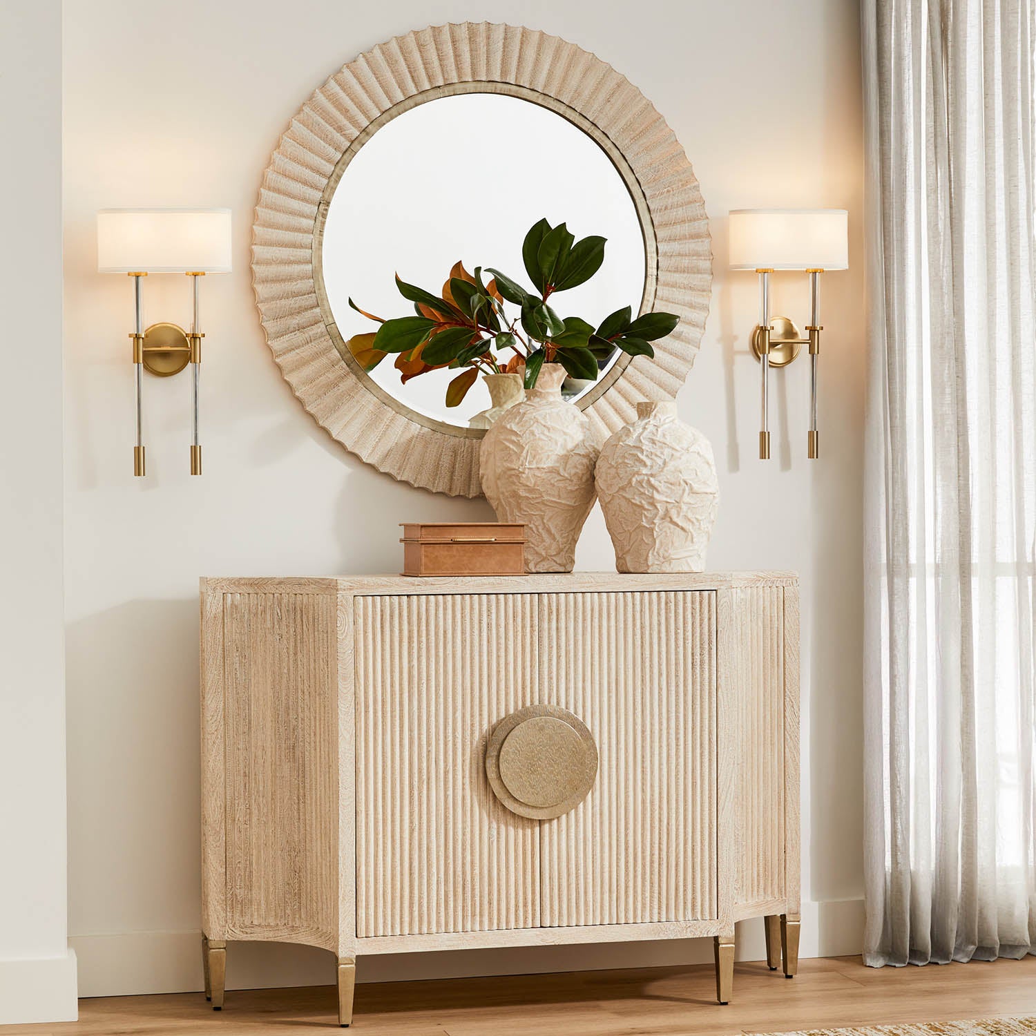 Cyan Design Estriada Round Mirror