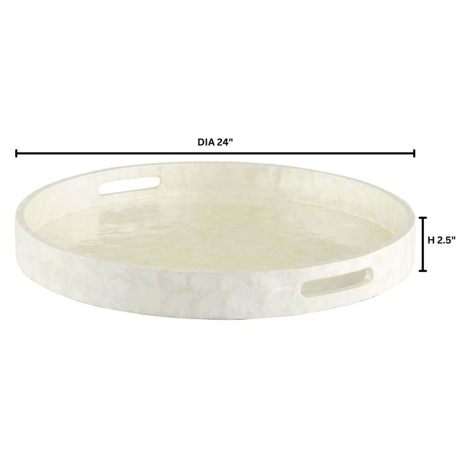 Cyan Design x J Kent Martin Triton Round Tray