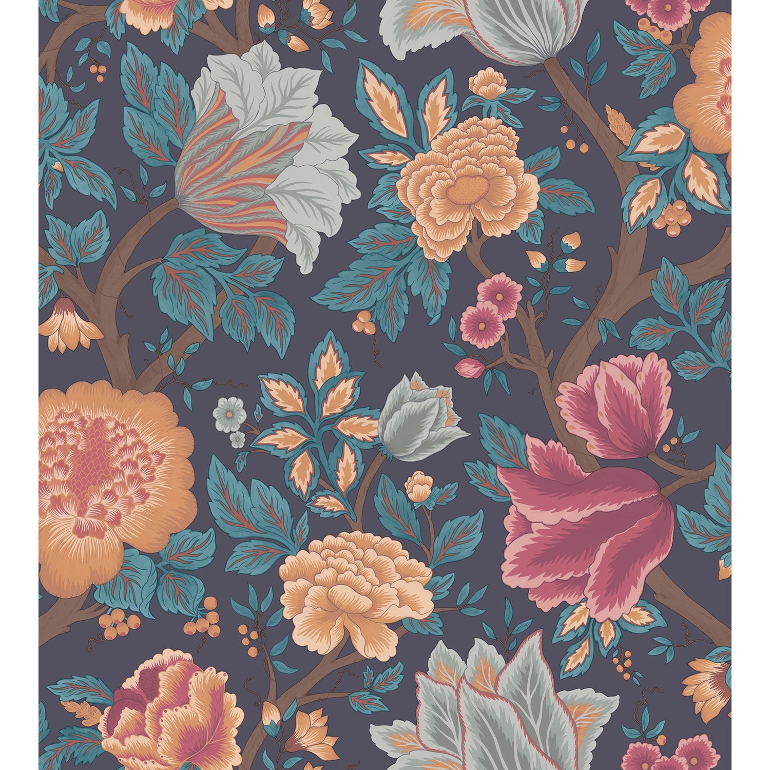 Cole & Son Pearwood Midsummer Bloom Wallpaper