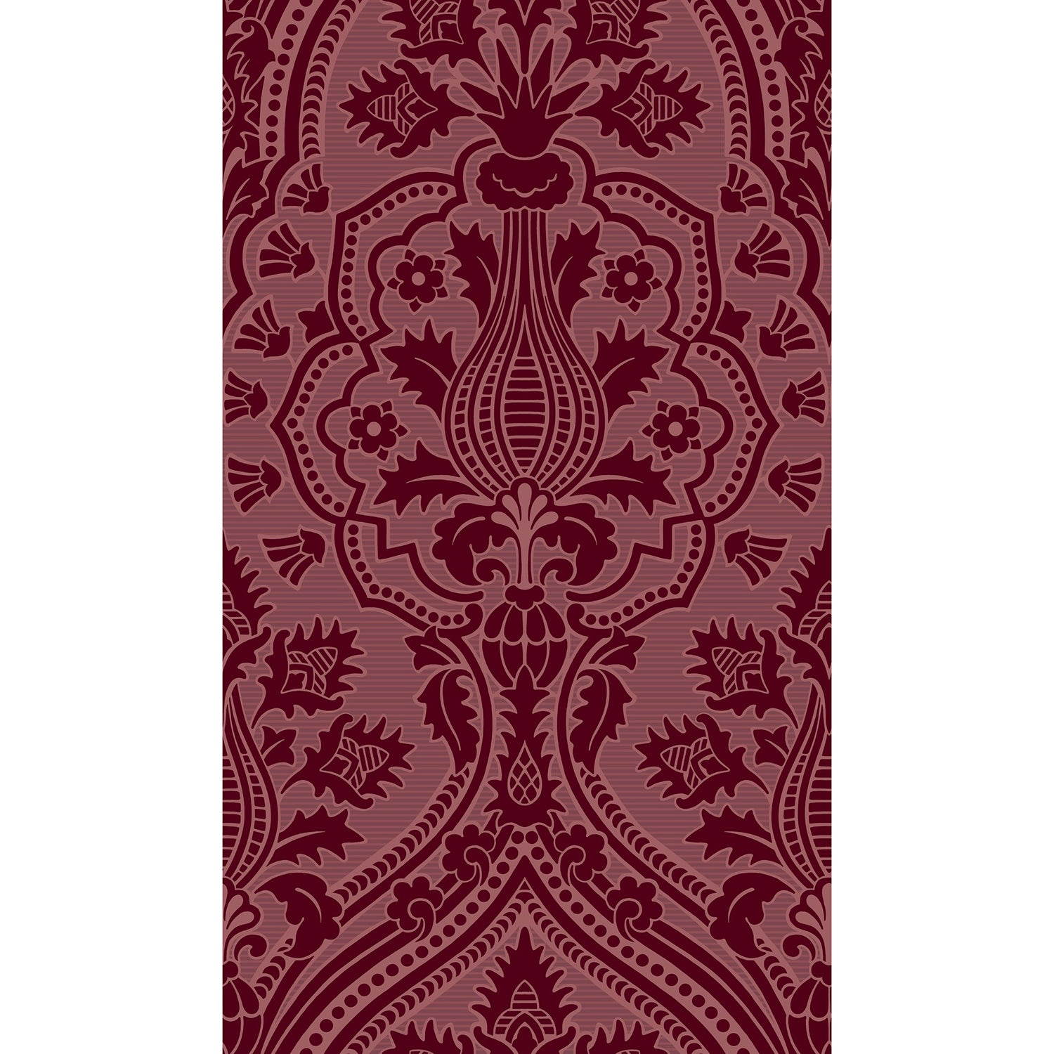 Cole & Son Pearwood Pugin Palace Flock Wallpaper
