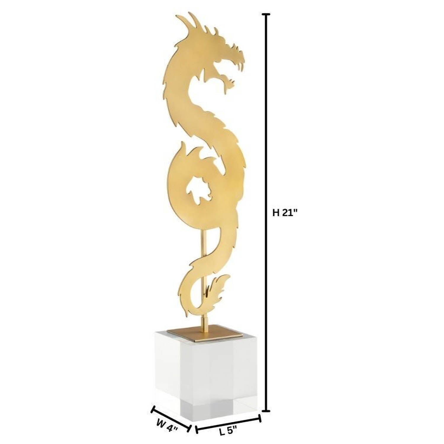 Cyan Design x J Kent Martin Haku Dragon Sculpture