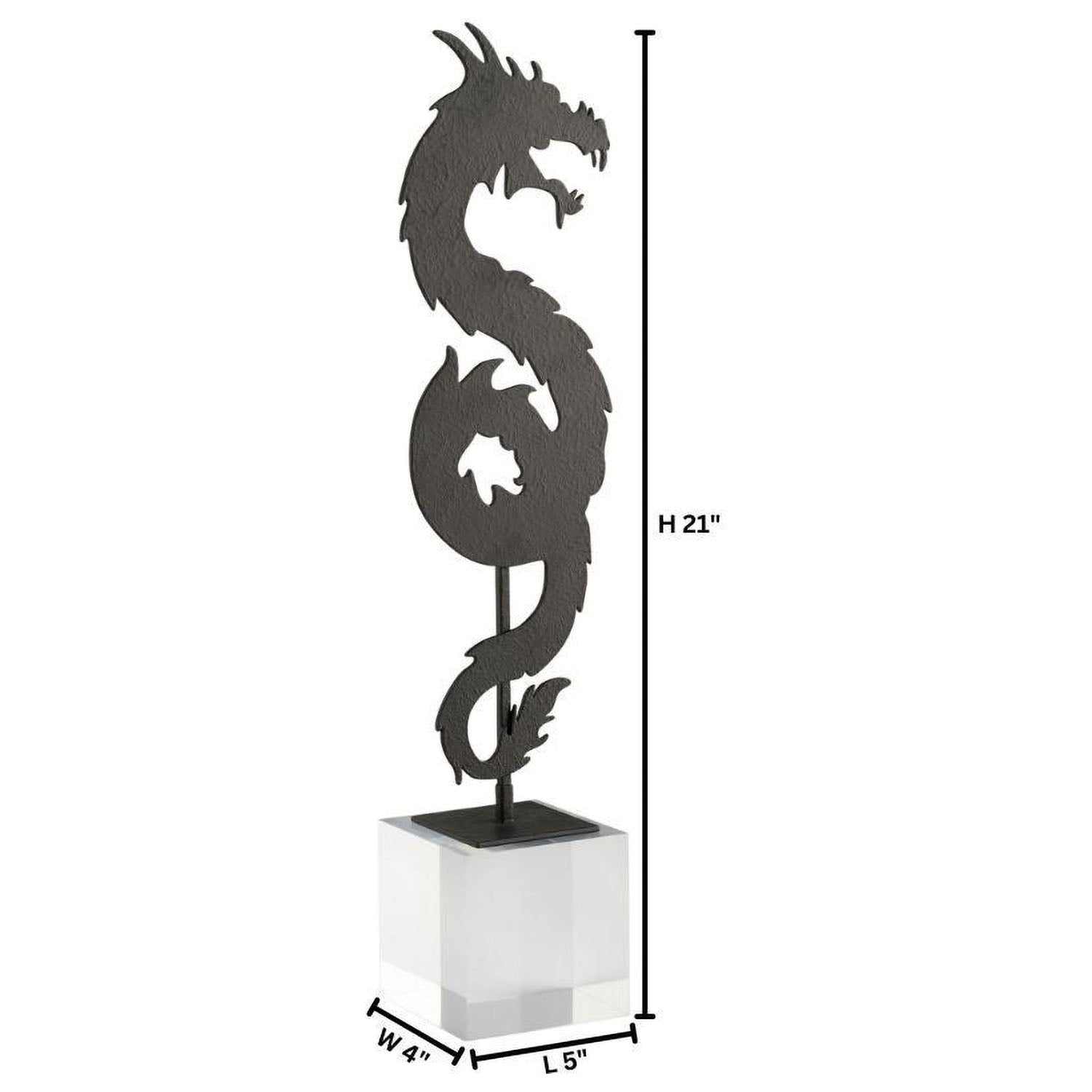 Cyan Design x J Kent Martin Haku Dragon Sculpture