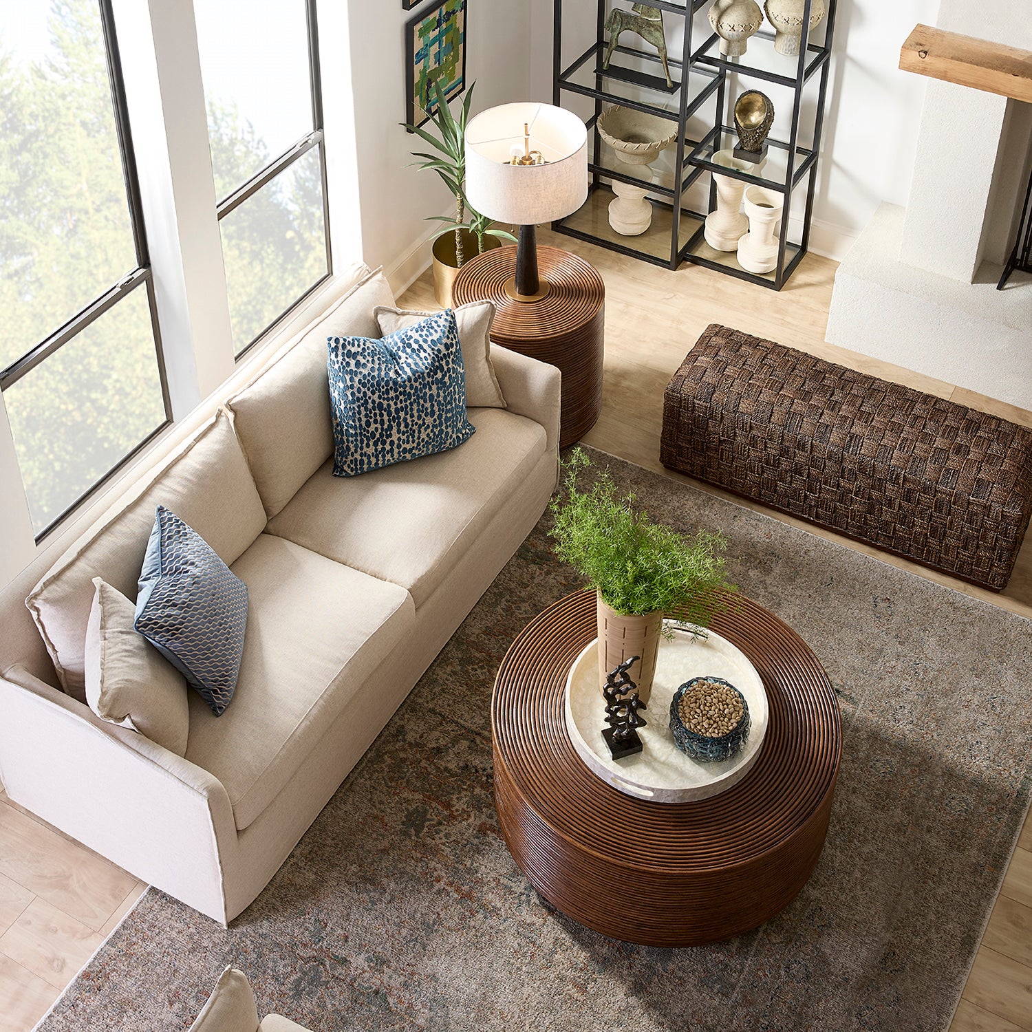 Cyan Design x J Kent Martin Papeete Cocktail Table