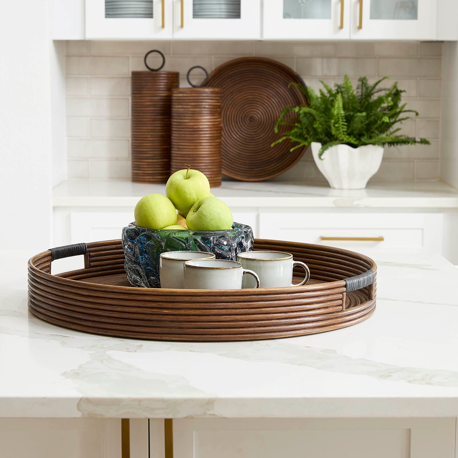 Cyan Design x J Kent Martin Papeete Round Tray