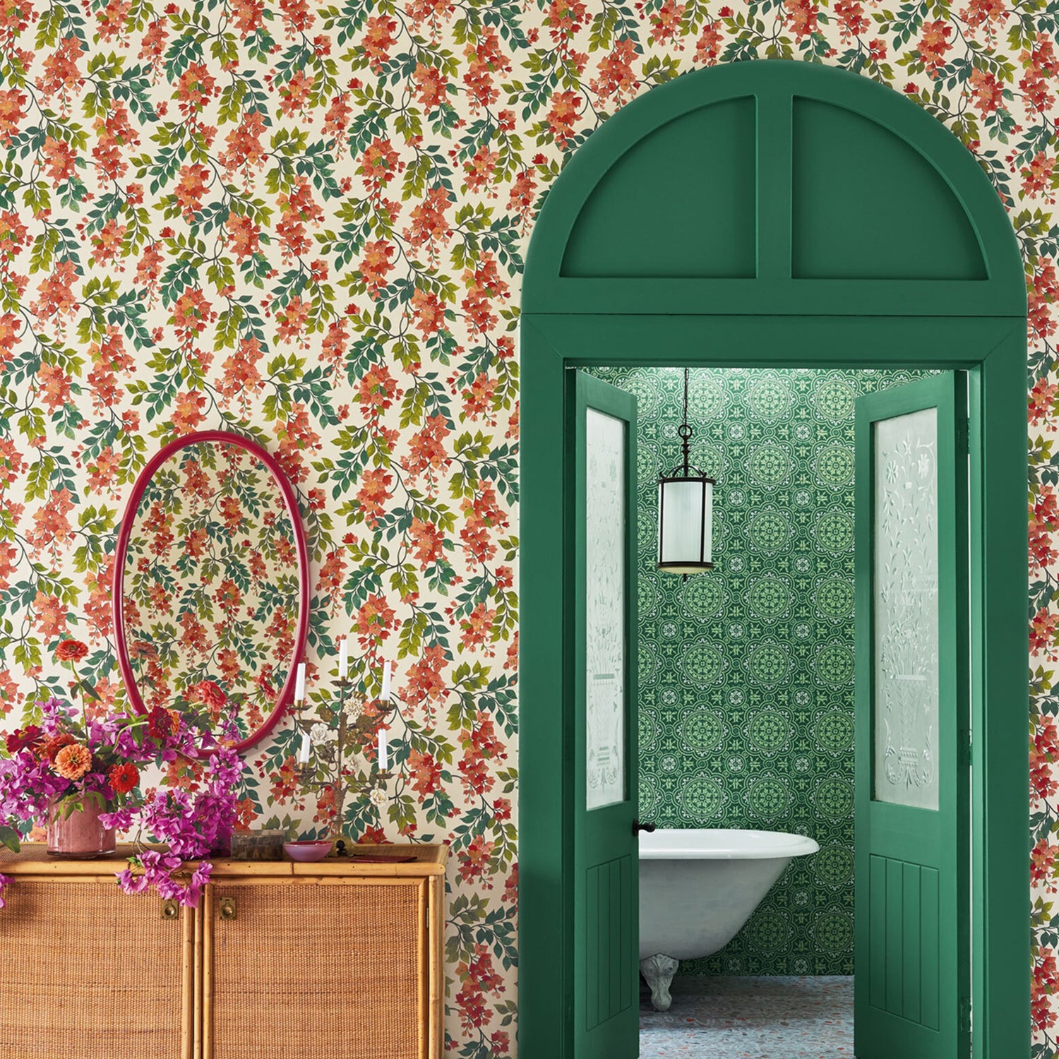 Cole & Son Seville Bougainvillea Wallpaper