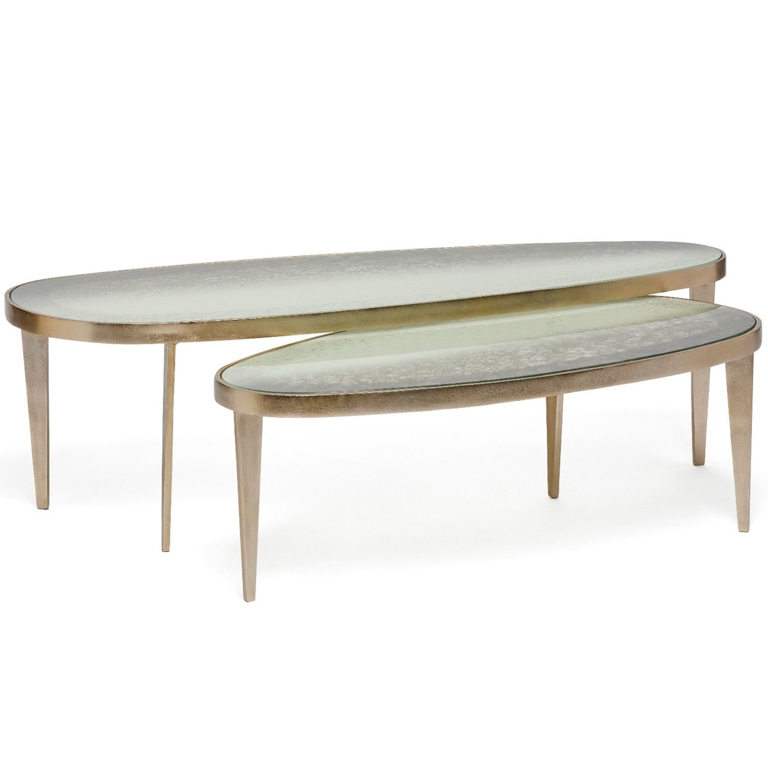 Interlude Home Jan Oval Cocktail Table