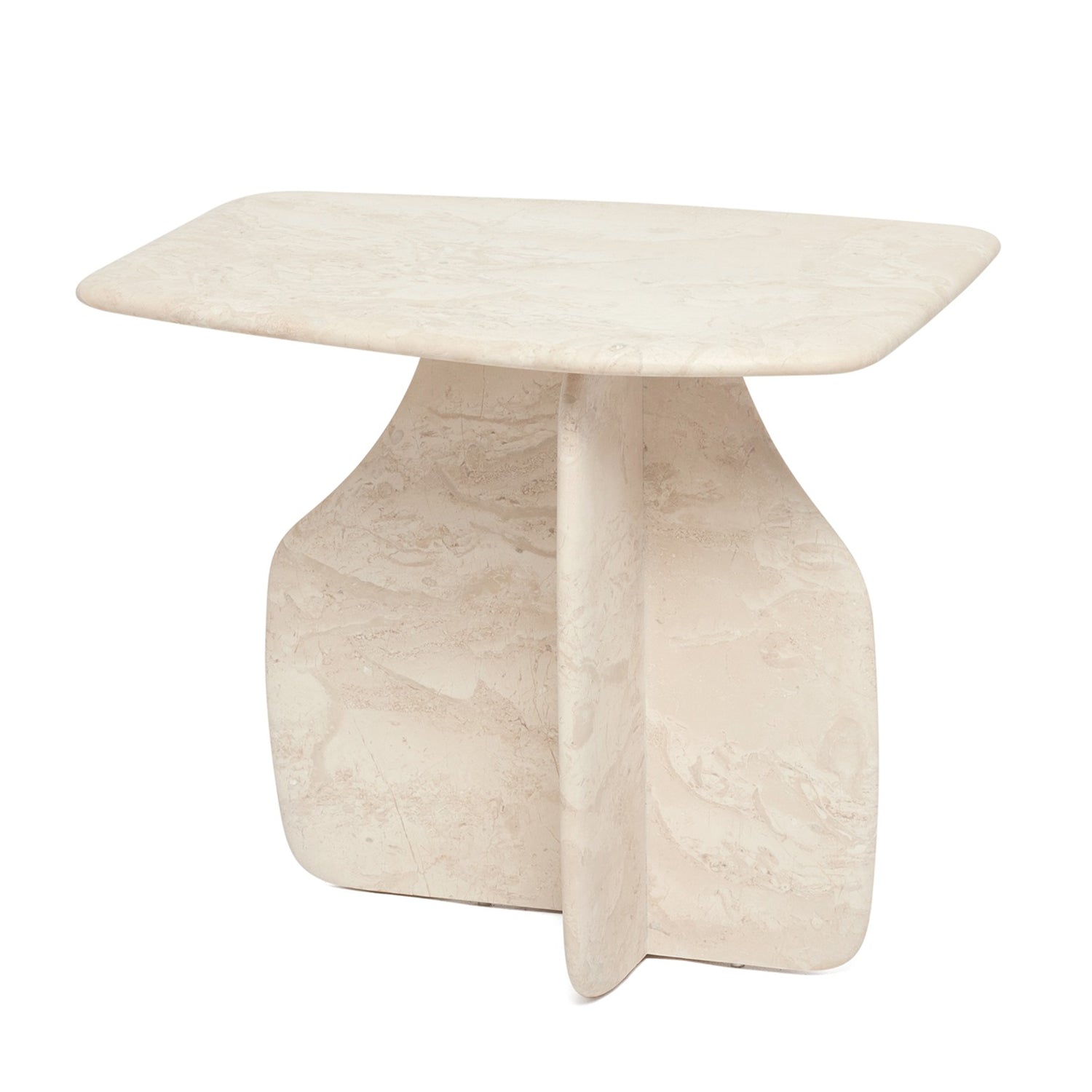 Interlude Home Celine Biscuit Side Table