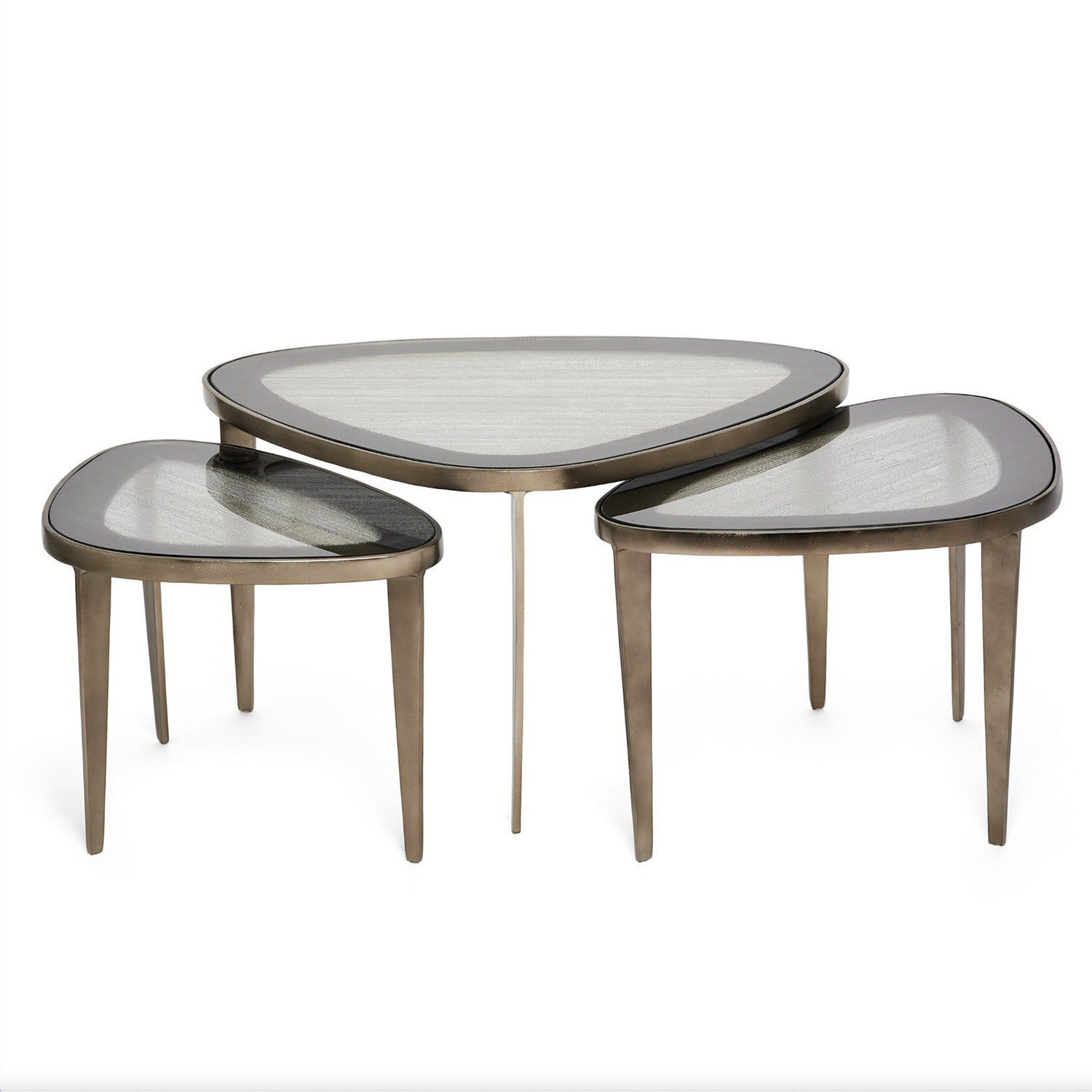 Interlude Home Jan Sepia Bunching Table Set