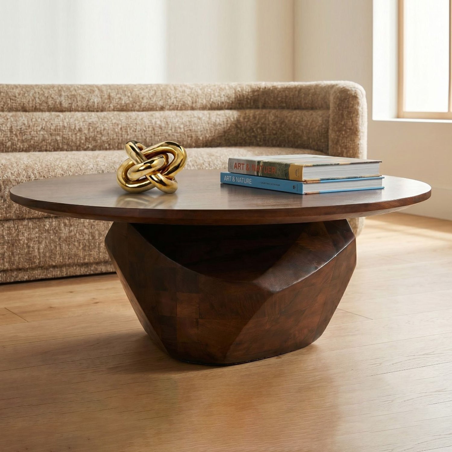 Interlude Home Newson Classic Walnut Cocktail Table