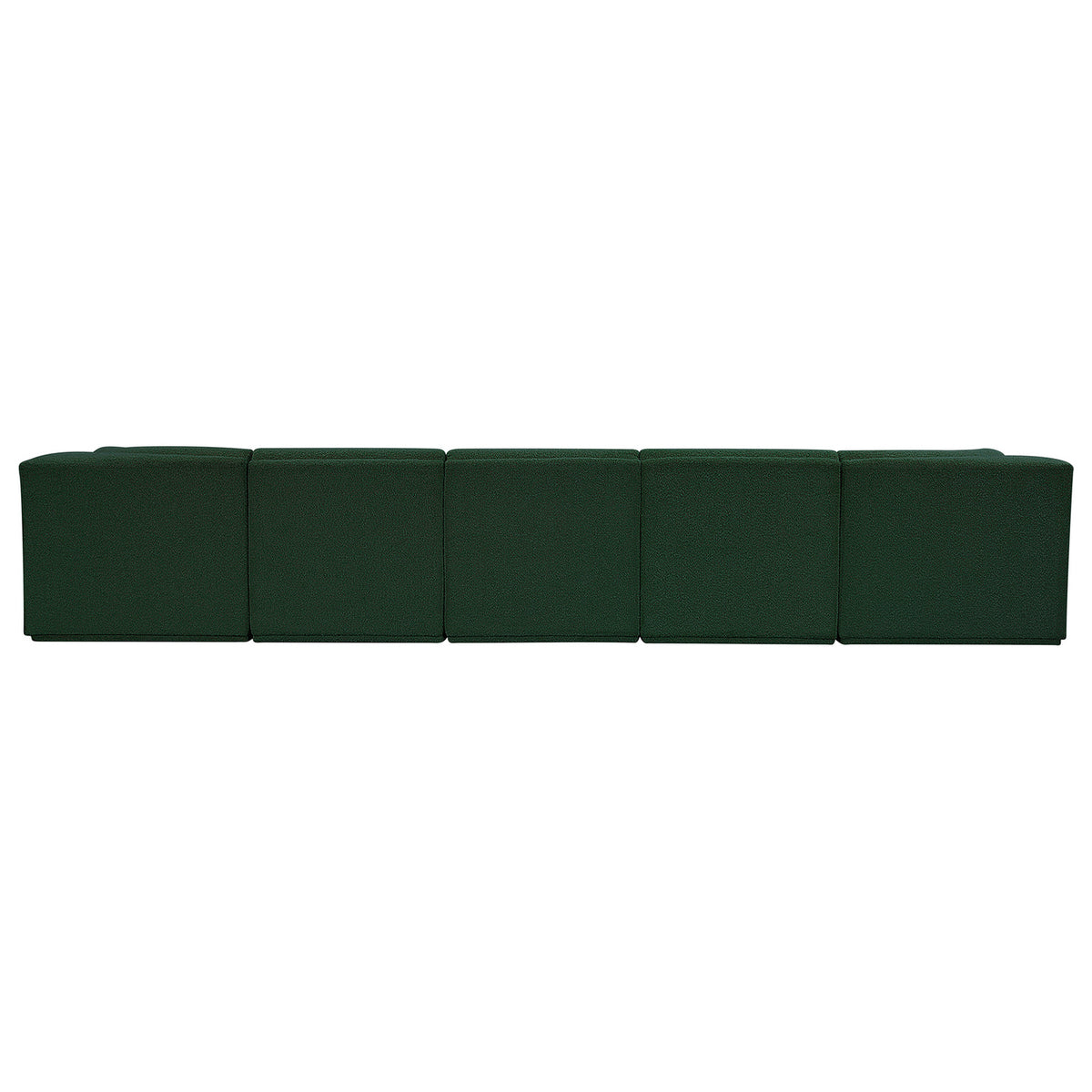 Ollie 158in Green Boucle Fabric Upholstered 6 Piece Modular Sectional Sofa