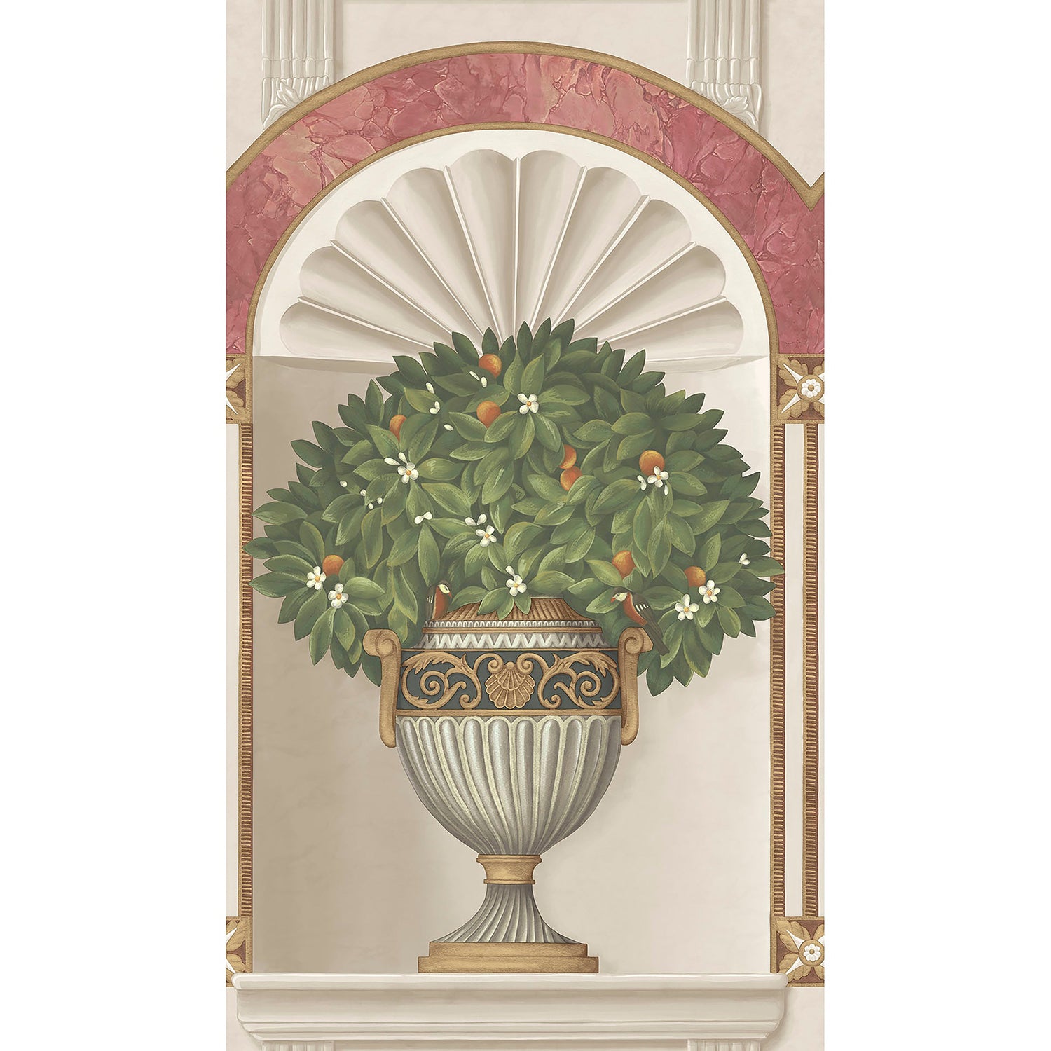 Cole & Son Historic Royal Palaces Great Masters Royal Jardiniere Wallpaper