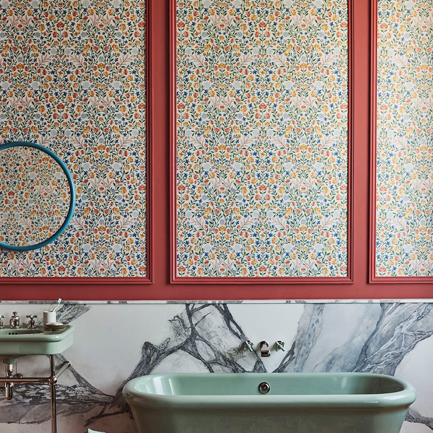 Cole & Son Historic Royal Palaces Great Masters Court Embroidery Wallpaper