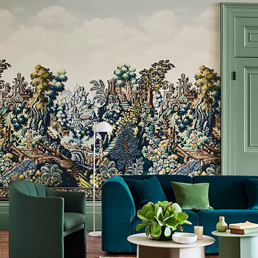 Cole & Son Historic Royal Palaces Great Masters Verdure Tapestry Mural Wallpaper
