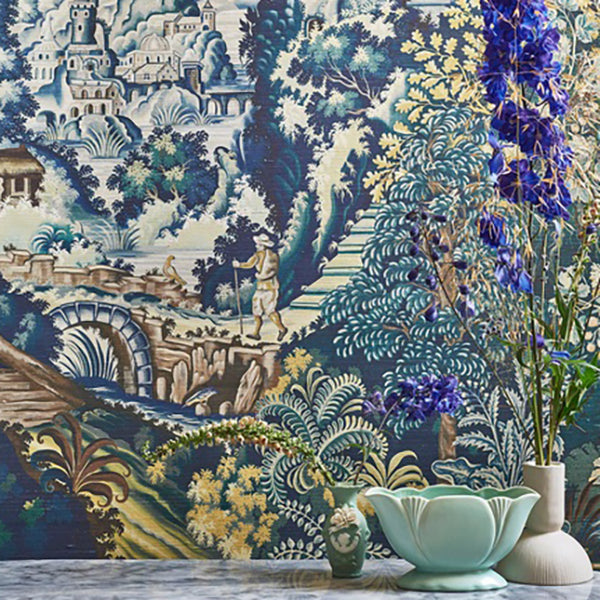 Cole & Son Historic Royal Palaces Great Masters Verdure Tapestry Mural Wallpaper