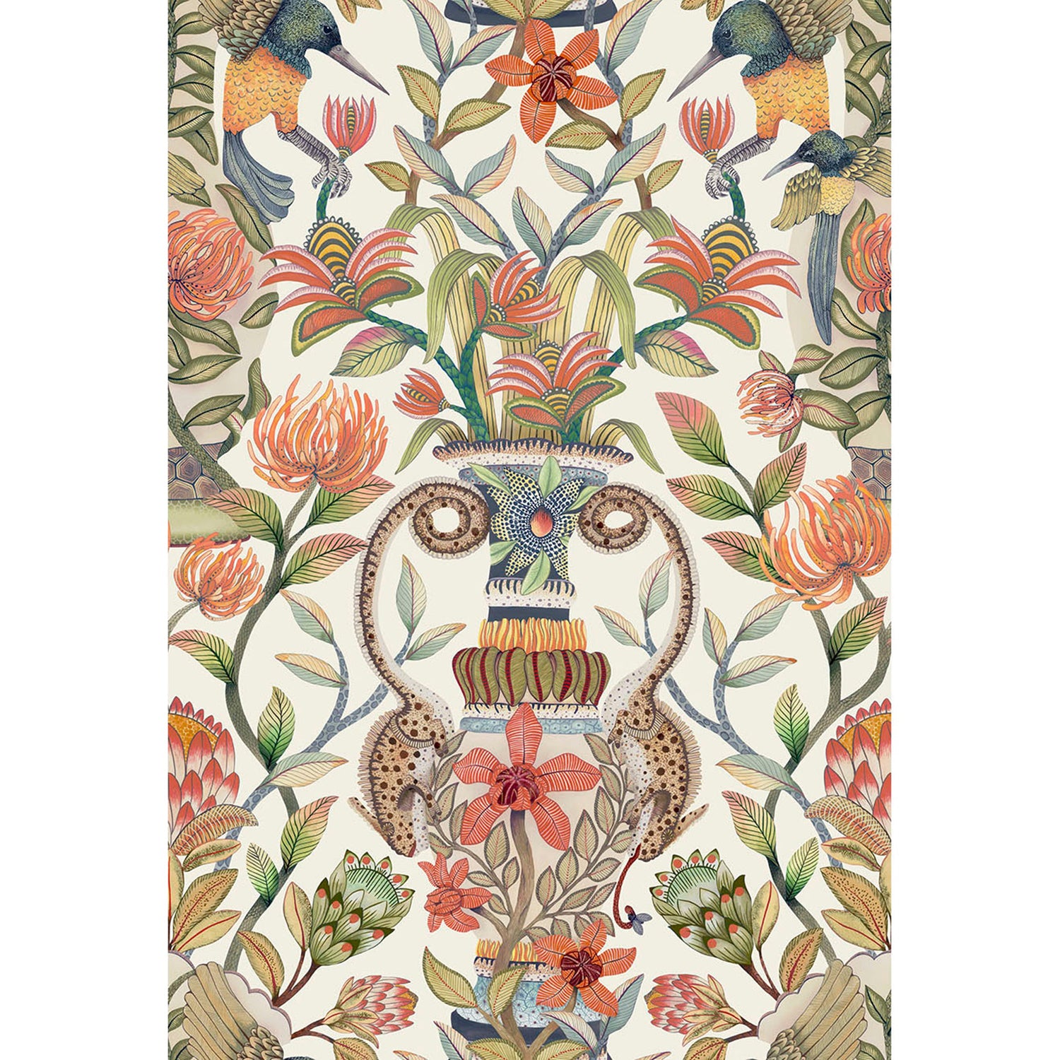 Cole & Son Ardmore Jabula Protea Garden Silk Wallpaper
