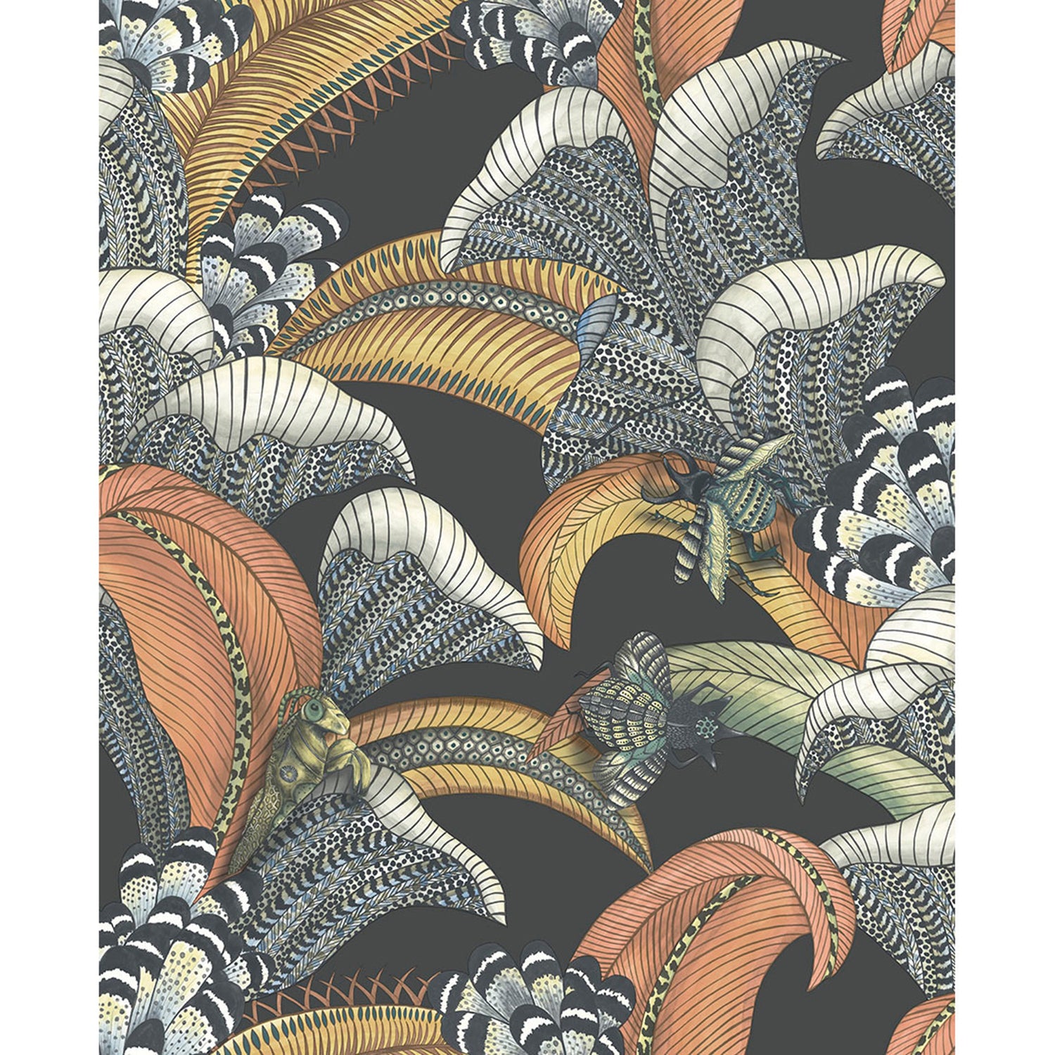 Cole & Son Ardmore Jabula Hoopoe Leaves Wallpaper