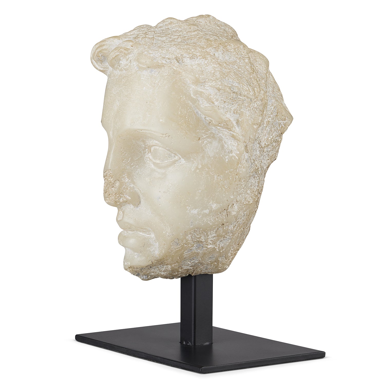 Currey & Co Greek Princess Head Fragment Sculpture